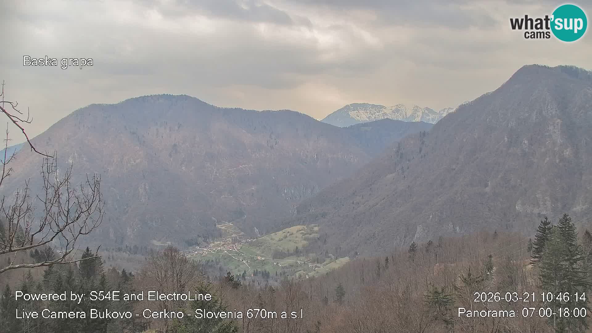 Webcam Bukovo – Baška grapa | Cerkno | Slovenia