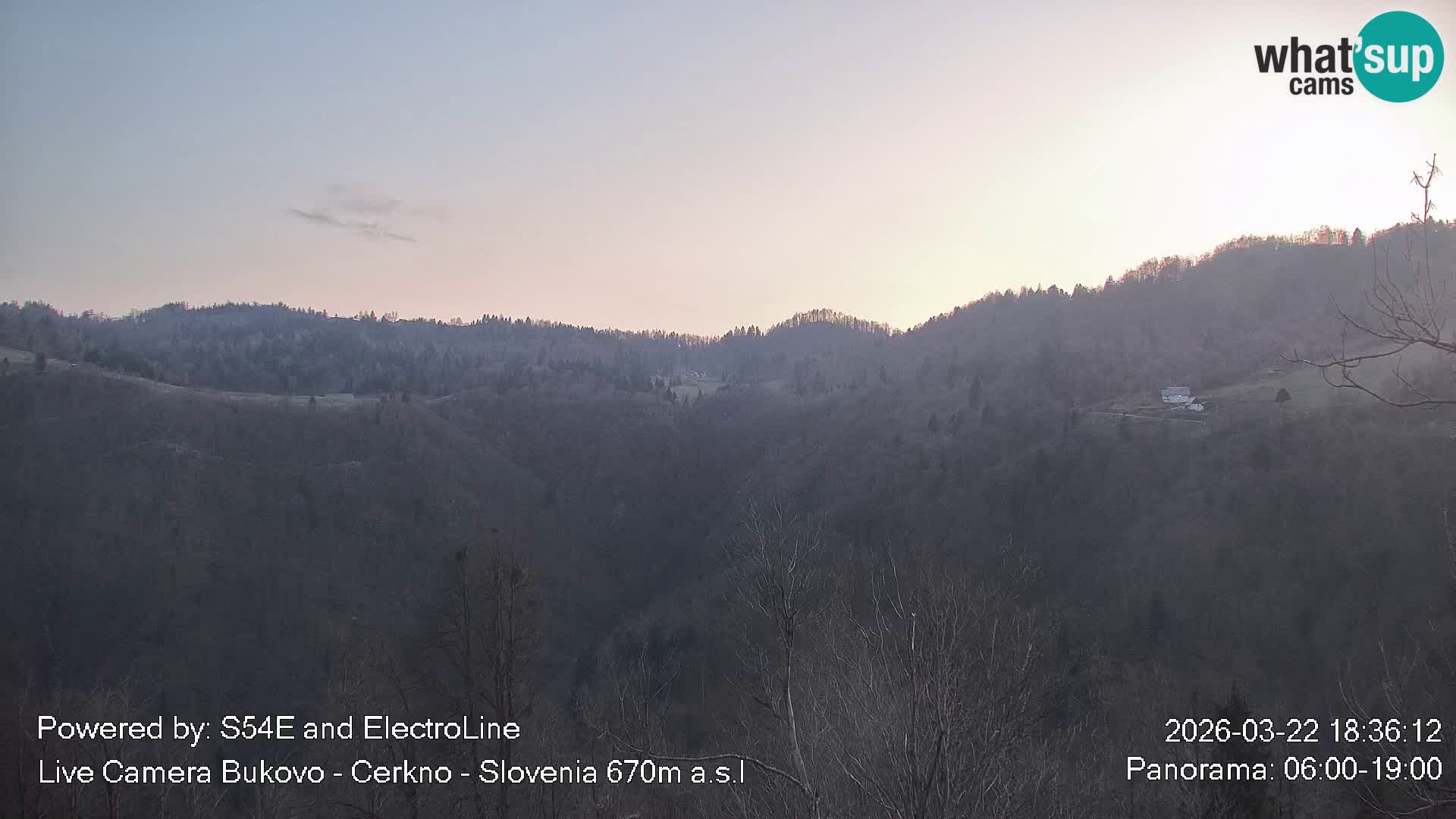 Web kamera Bukovo – Baška grapa | Cerkno | Slovenija