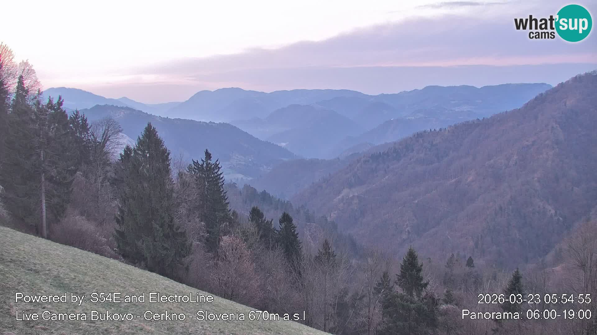 Web kamera Bukovo – Baška grapa | Cerkno | Slovenija