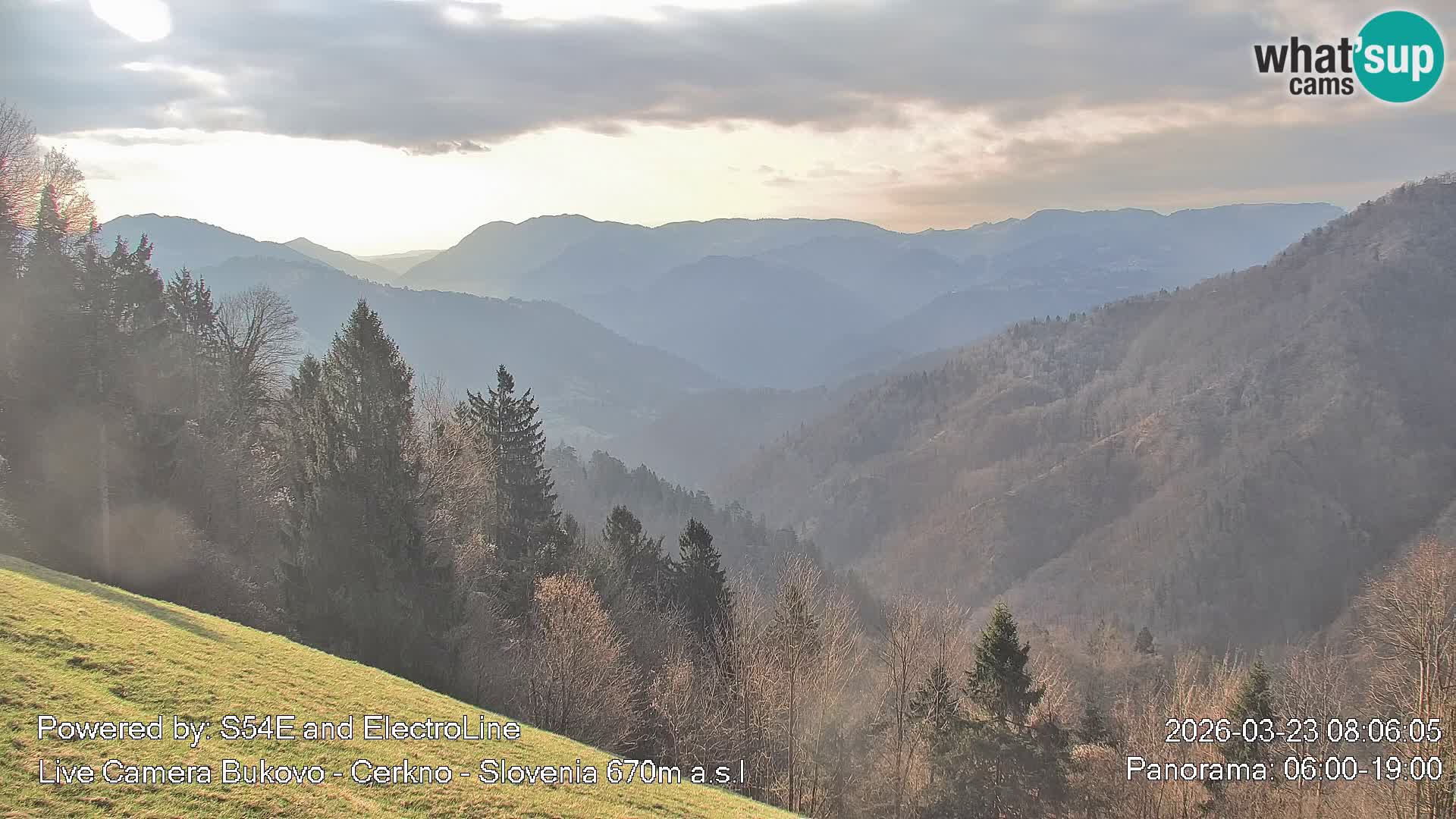 Web kamera Bukovo – Baška grapa | Cerkno | Slovenija