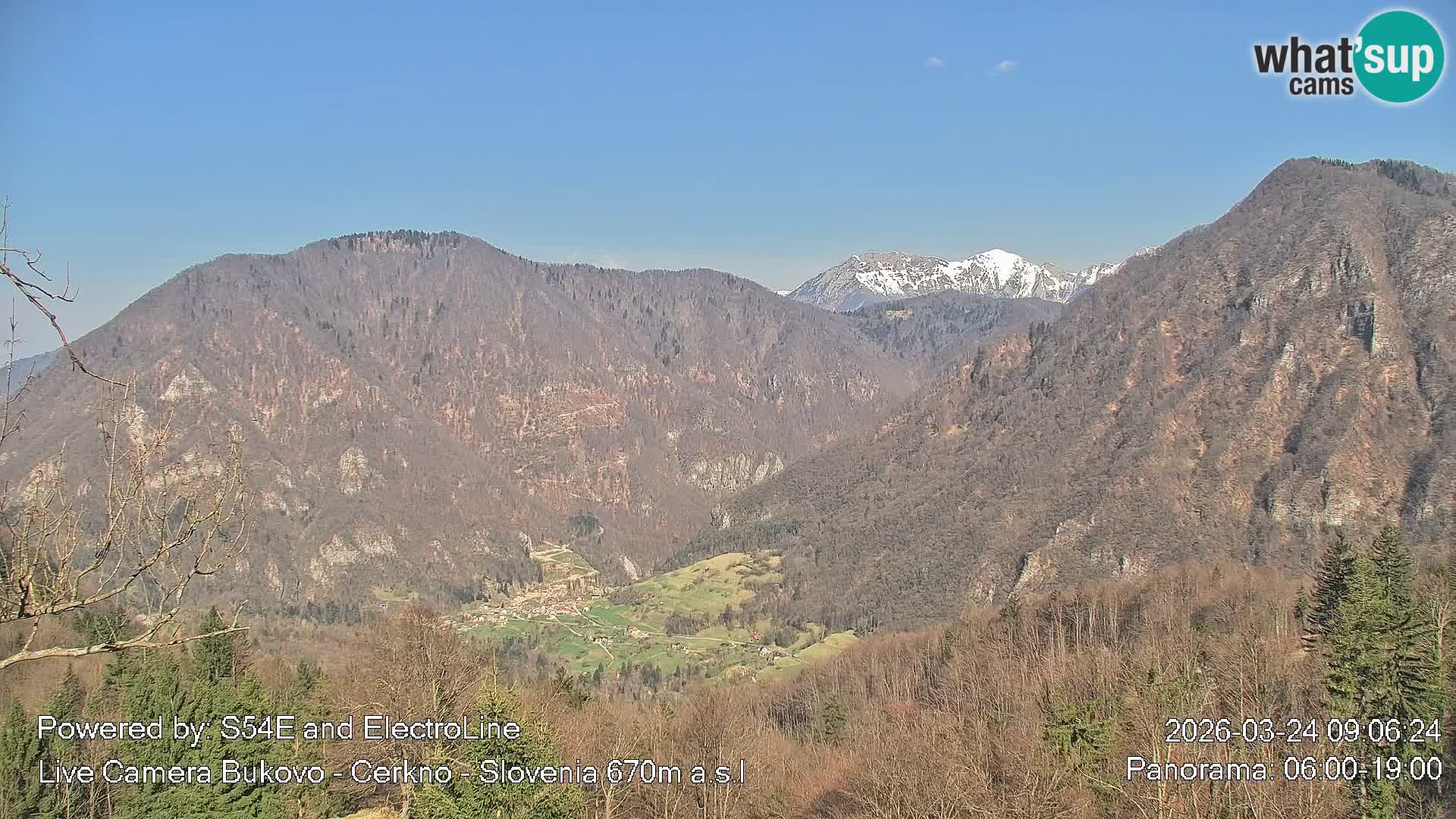 Webcam en vivo Bukovo – Baška grapa | Cerkno | Eslovenia