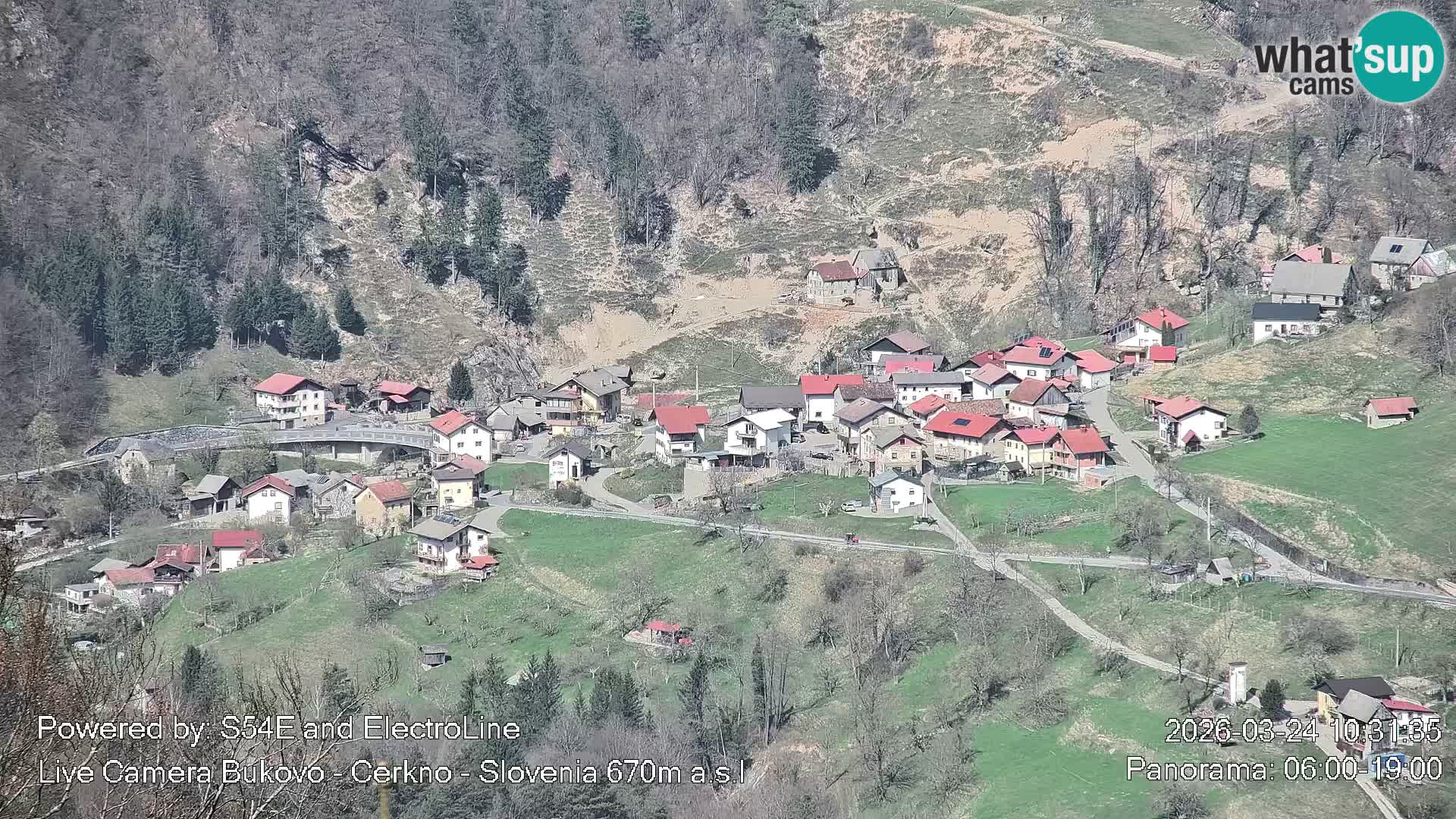 Webcam en vivo Bukovo – Baška grapa | Cerkno | Eslovenia