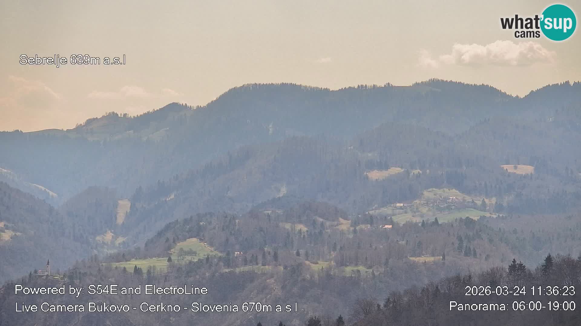 Webcam Bukovo – Baška grapa | Cerkno | Slovenia