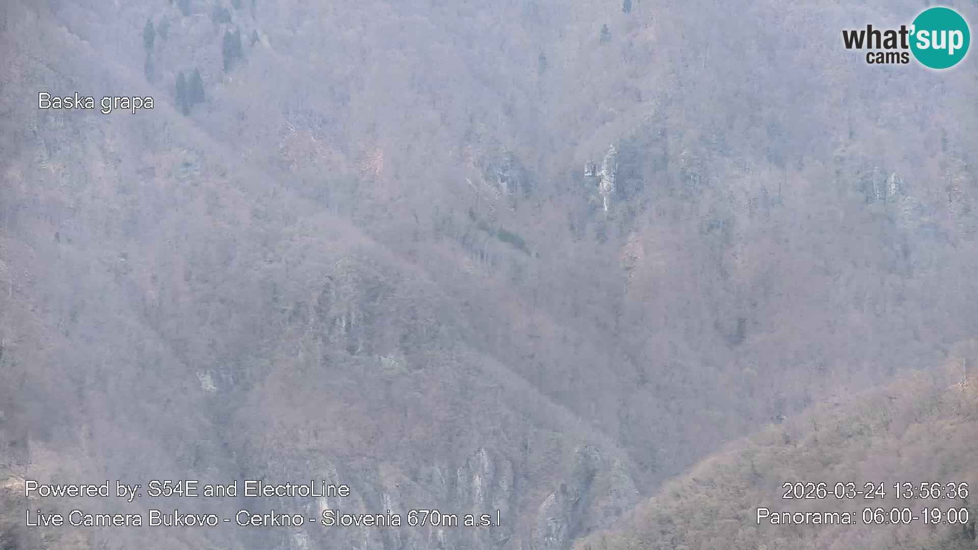 Webcam Bukovo – Baška grapa | Cerkno | Slovenia