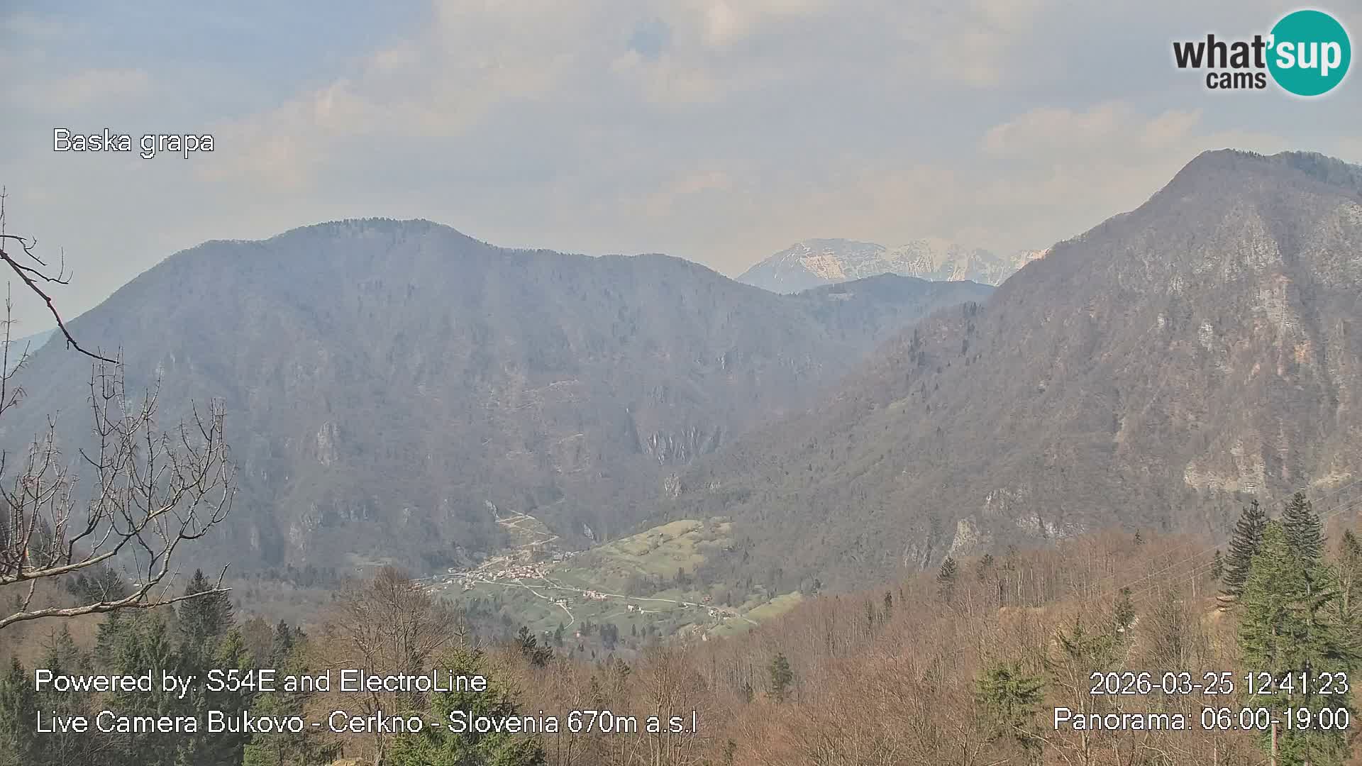 Bukovo Webcam – Baška grapa | Cerkno | Slowenien