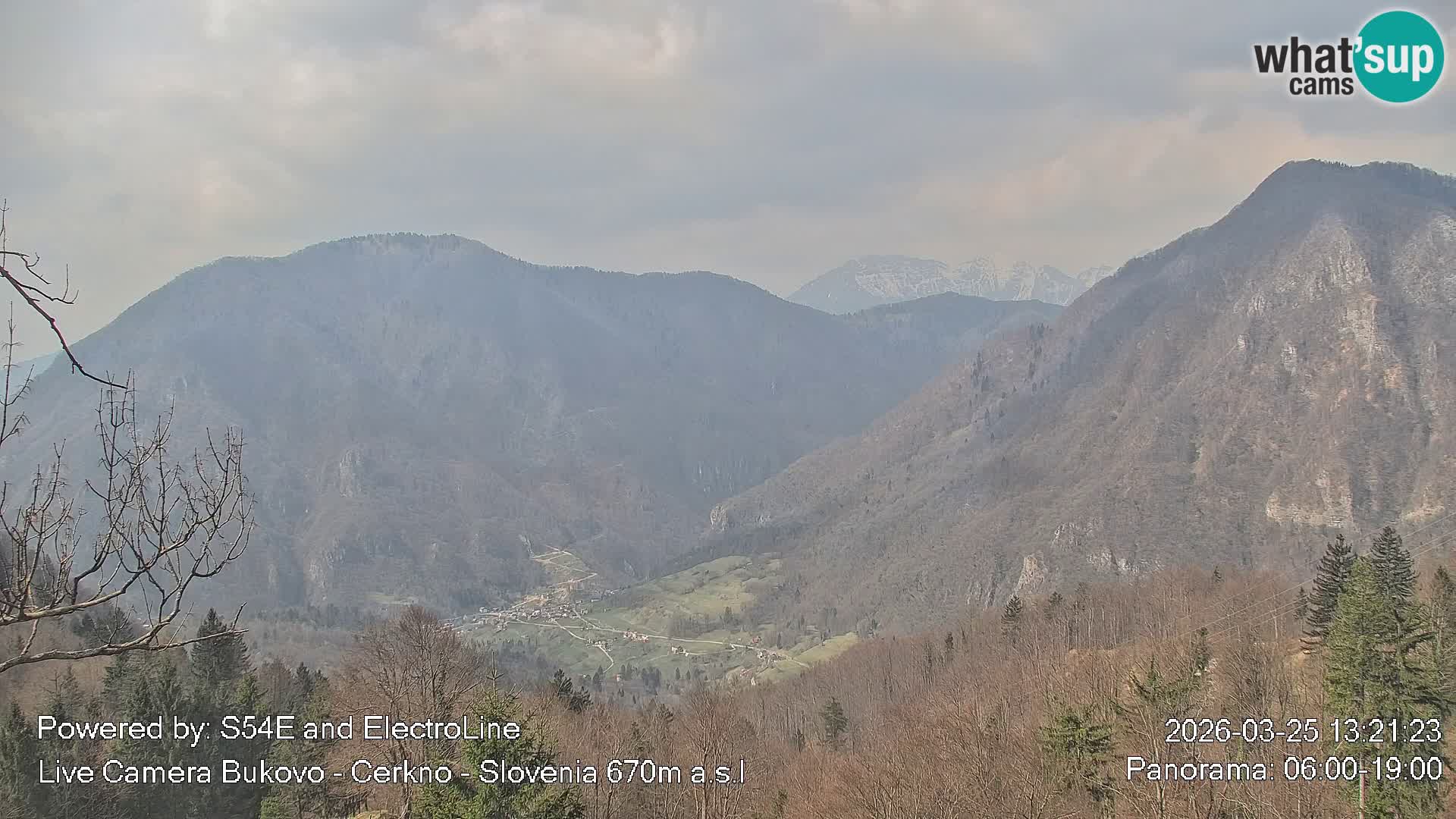 Web kamera Bukovo – Baška grapa | Cerkno | Slovenija