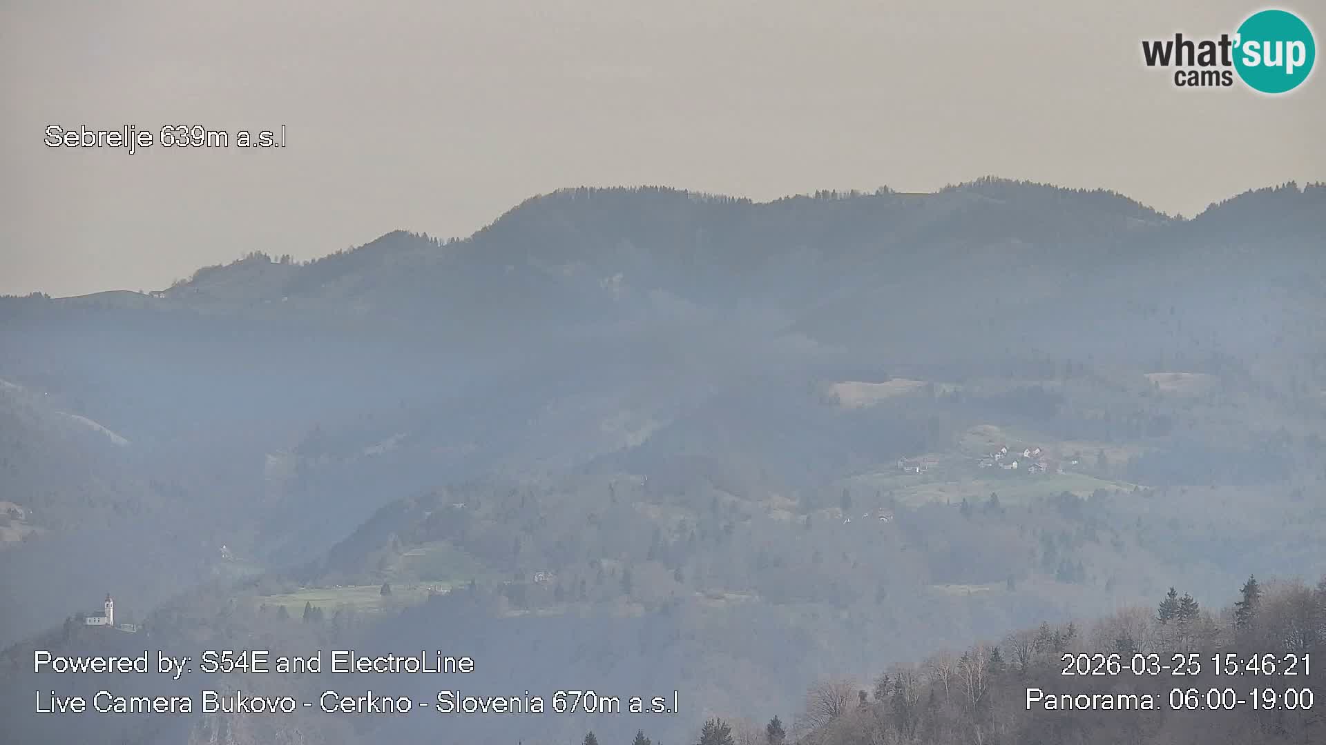 Web kamera Bukovo – Baška grapa | Cerkno | Slovenija