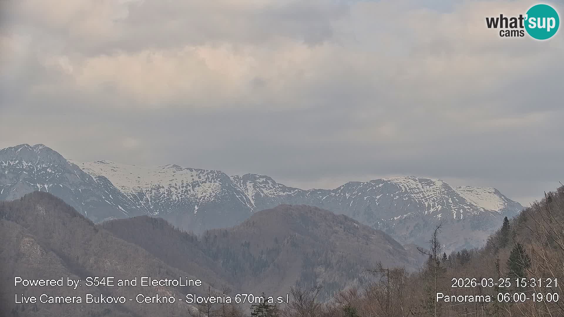 Web kamera Bukovo – Baška grapa | Cerkno | Slovenija