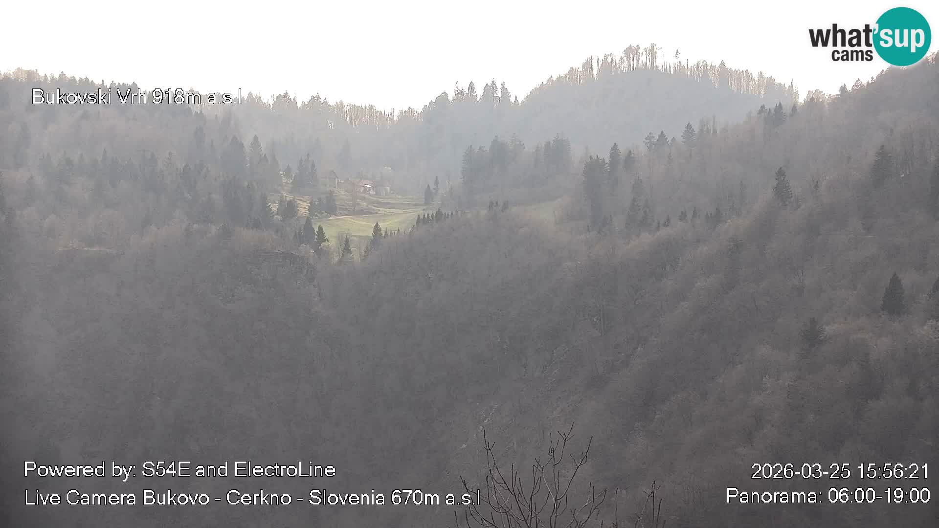 Web kamera Bukovo – Baška grapa | Cerkno | Slovenija