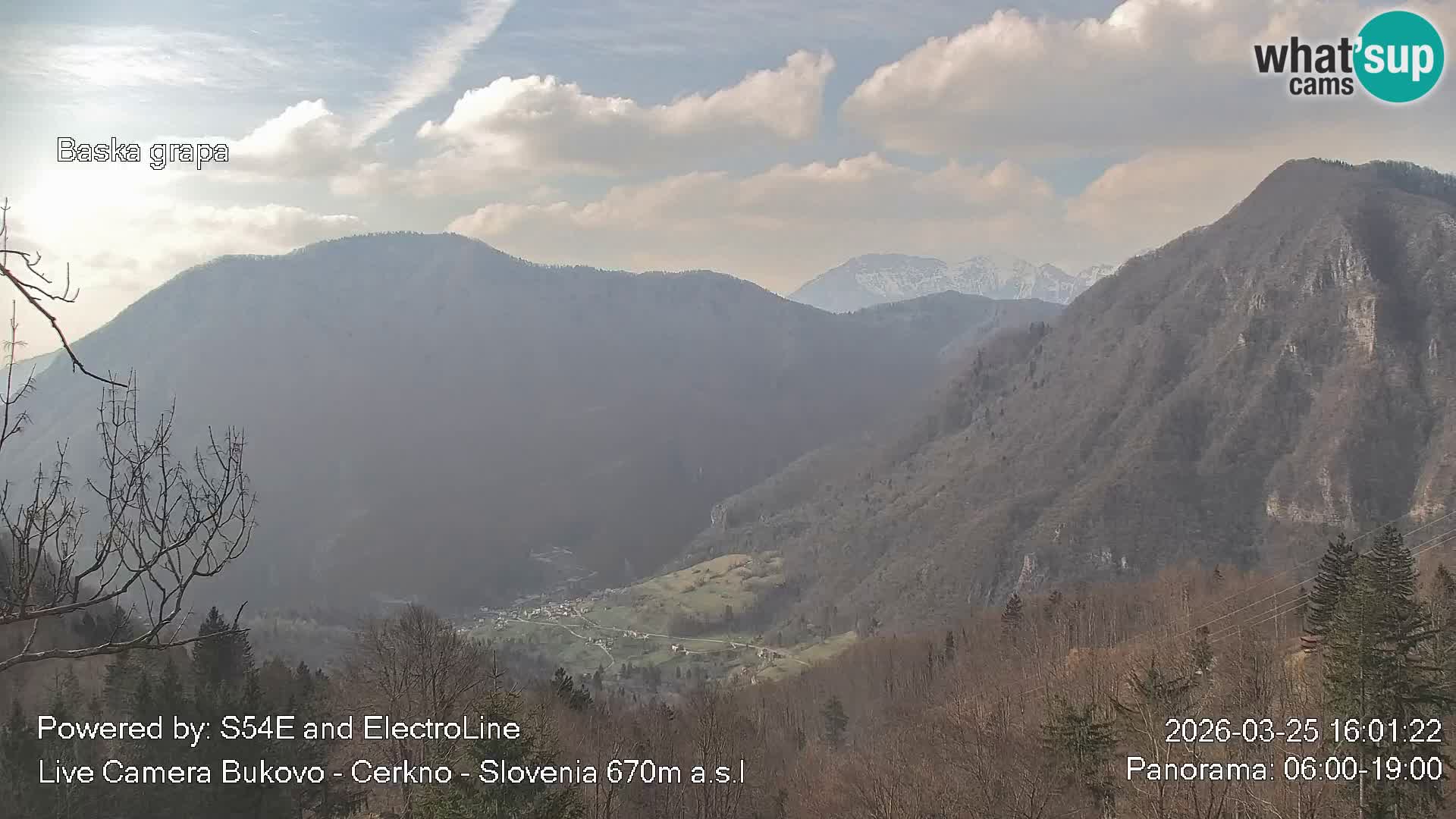 Bukovo Webcam – Baška grapa | Cerkno | Slowenien
