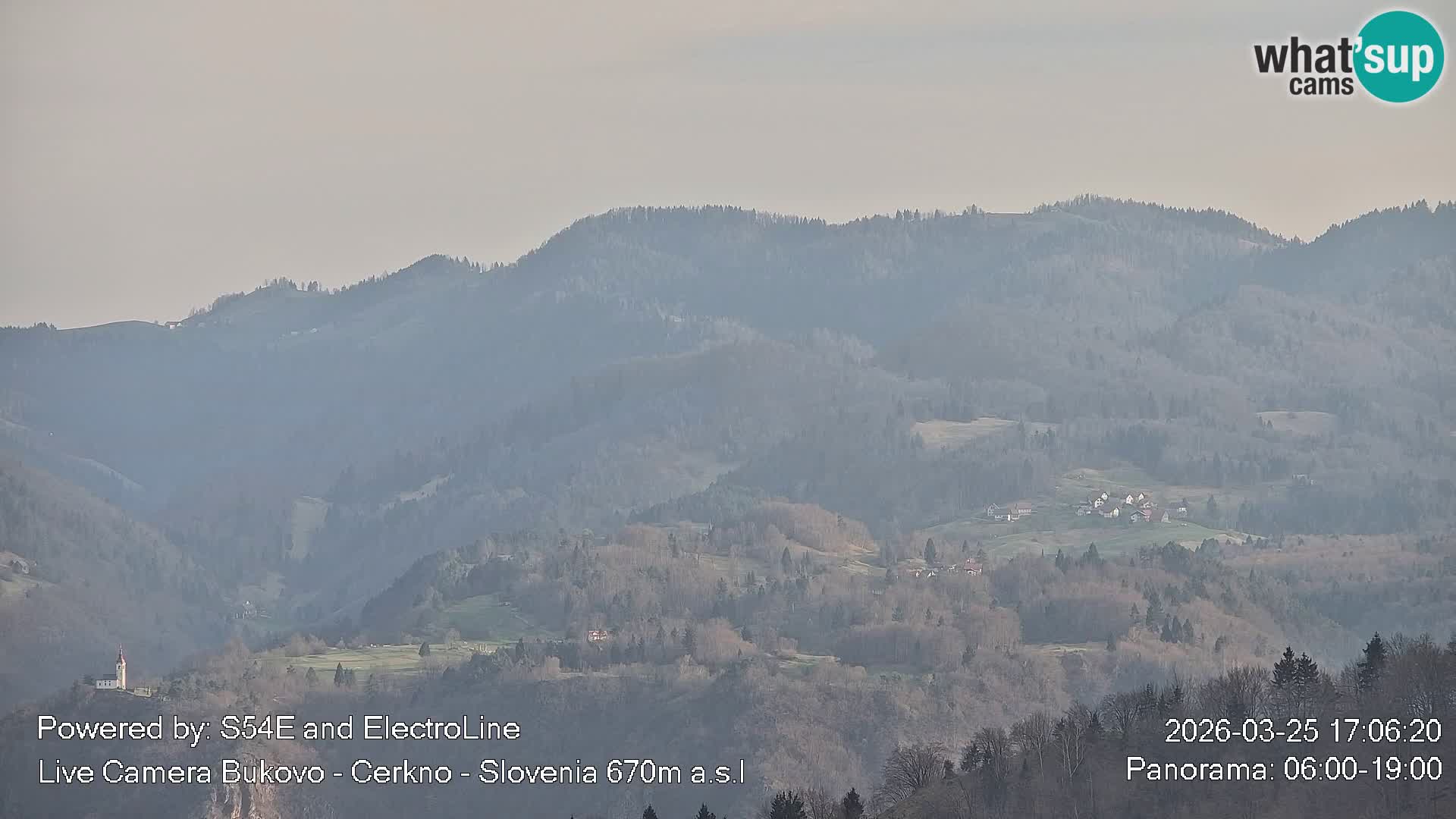 Web kamera Bukovo – Baška grapa | Cerkno | Slovenija