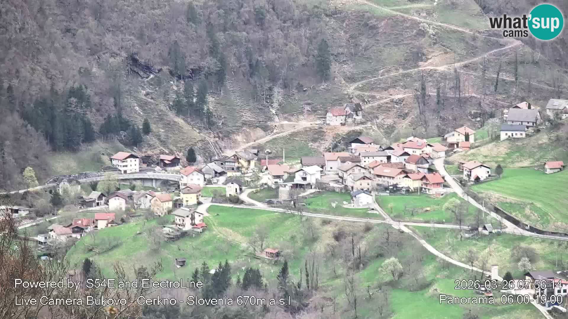 Webcam Bukovo – Baška grapa | Cerkno | Slovenia