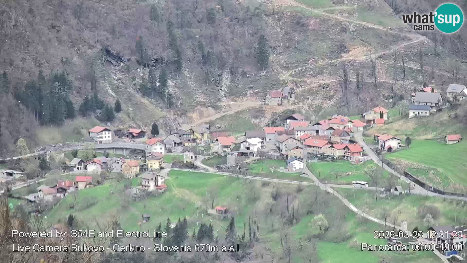 Webcam Bukovo – Baška grapa | Cerkno | Slovenia