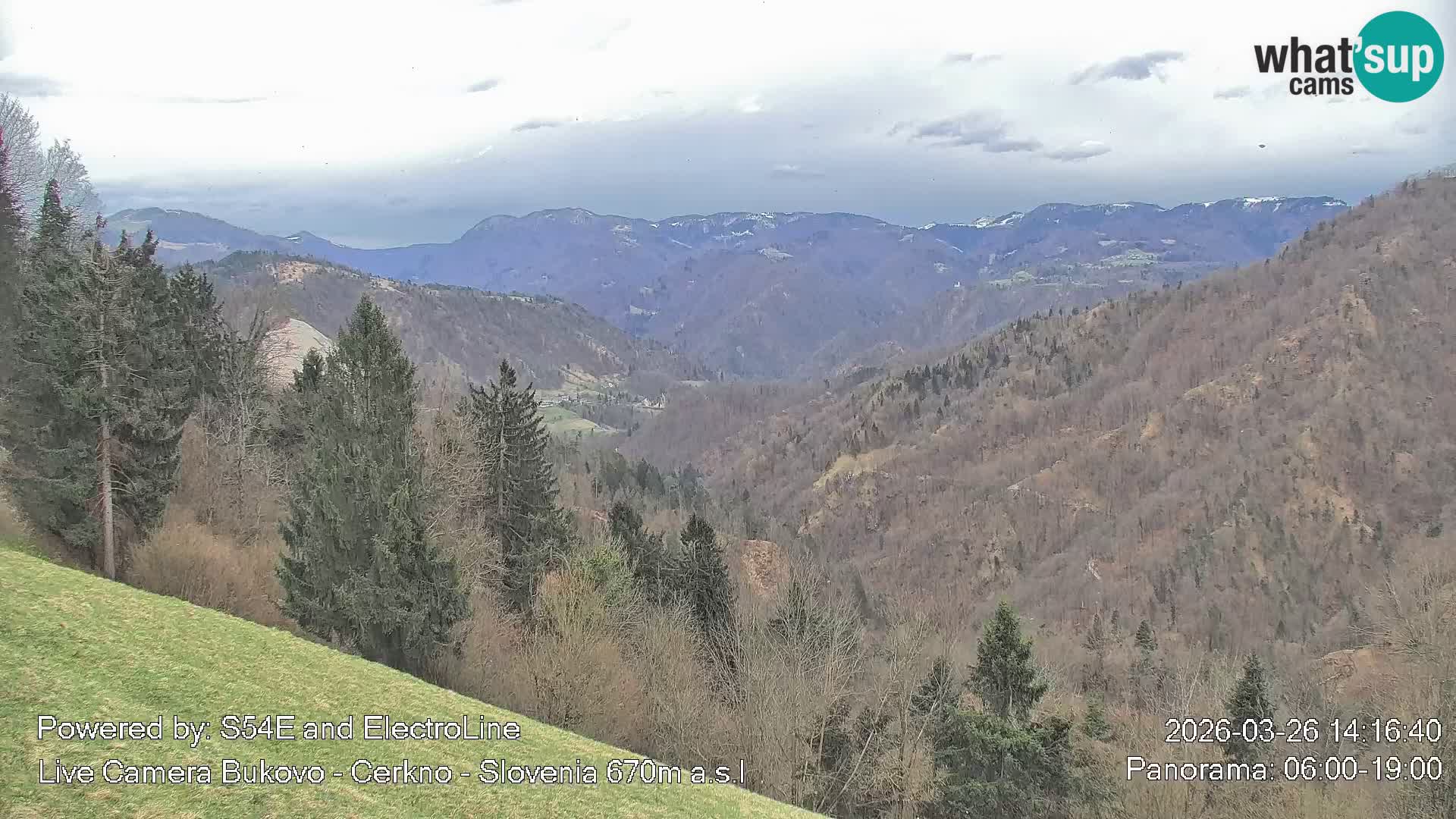 Webcam Bukovo – Baška grapa | Cerkno | Slovénie