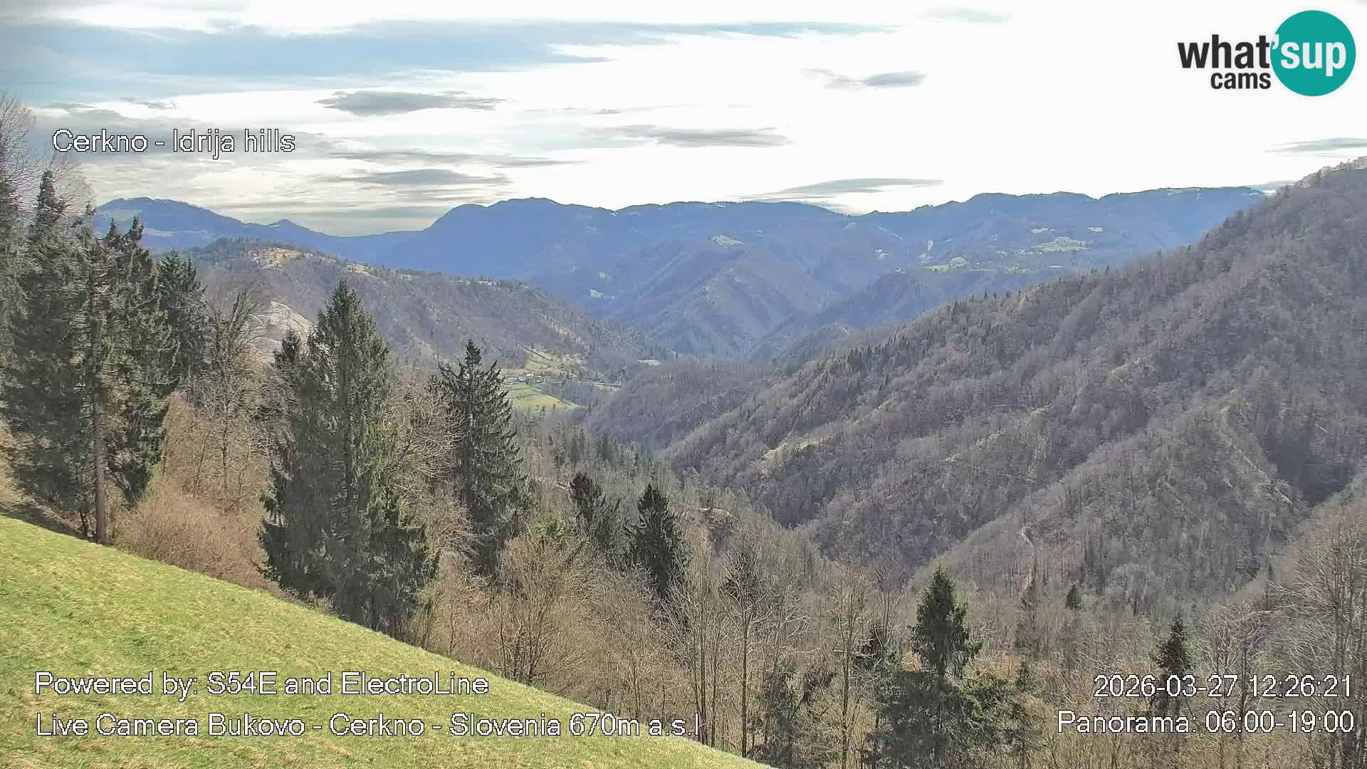 Webcam Bukovo – Baška grapa | Cerkno | Slovenia
