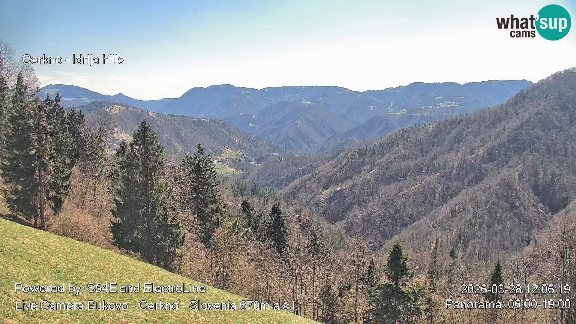 Webcam en vivo Bukovo – Baška grapa | Cerkno | Eslovenia