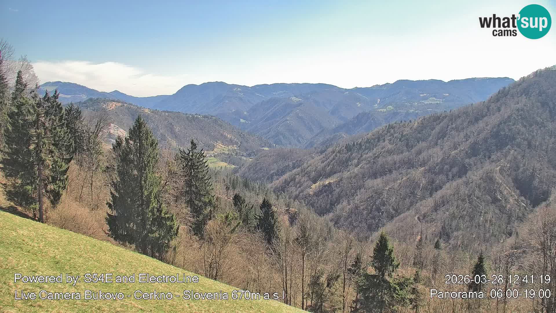 Webcam Bukovo – Baška grapa | Cerkno | Slovenia