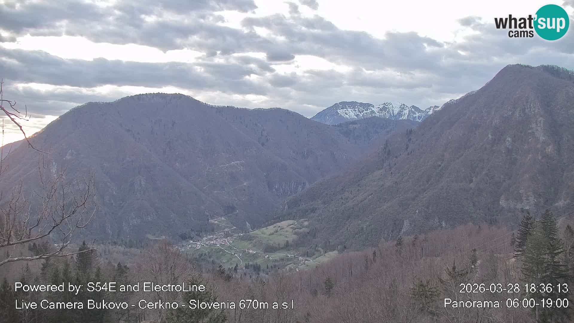 Webcam Bukovo – Baška grapa | Cerkno | Slovénie