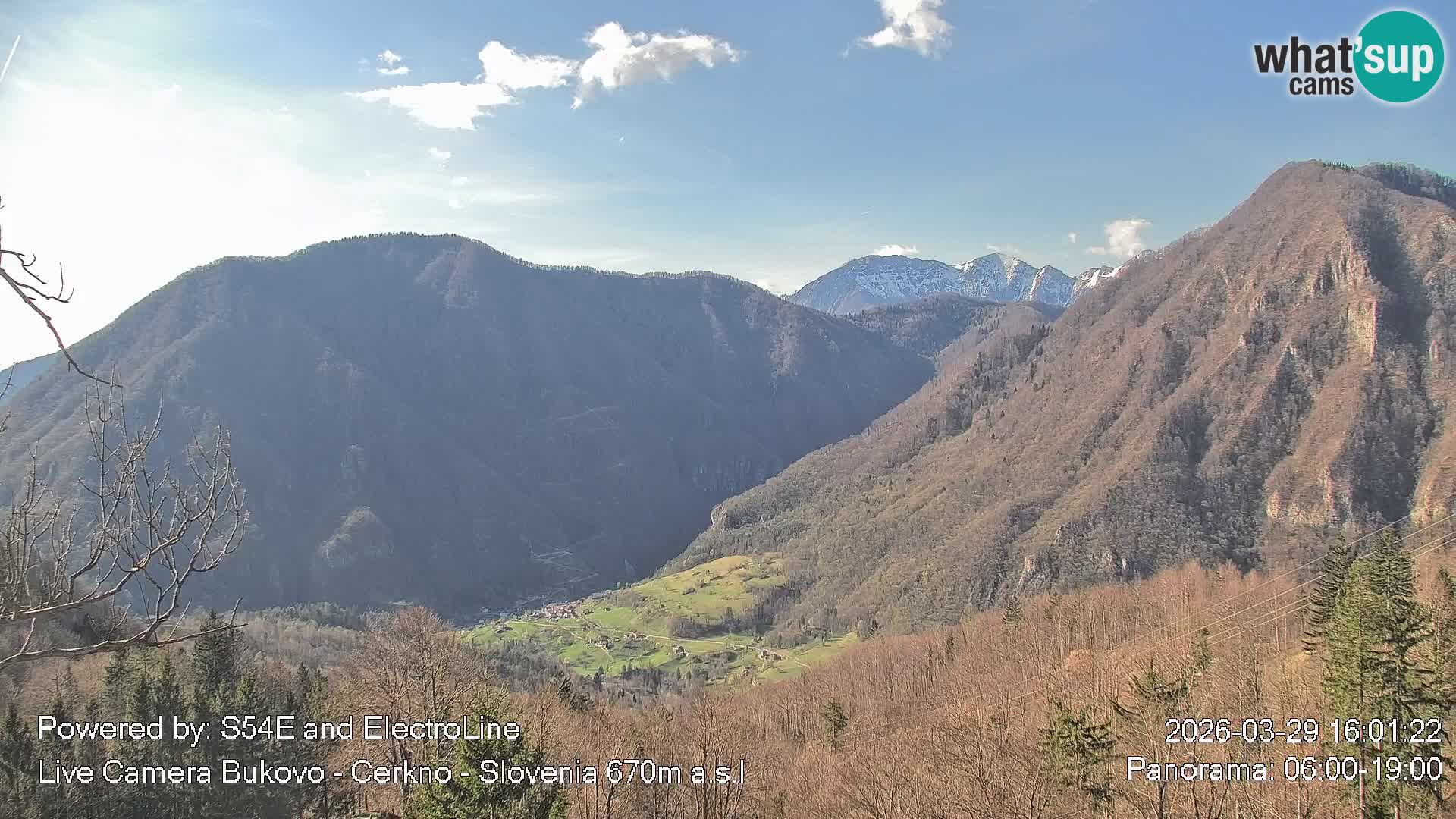 Webcam Bukovo – Baška grapa | Cerkno | Slovenia