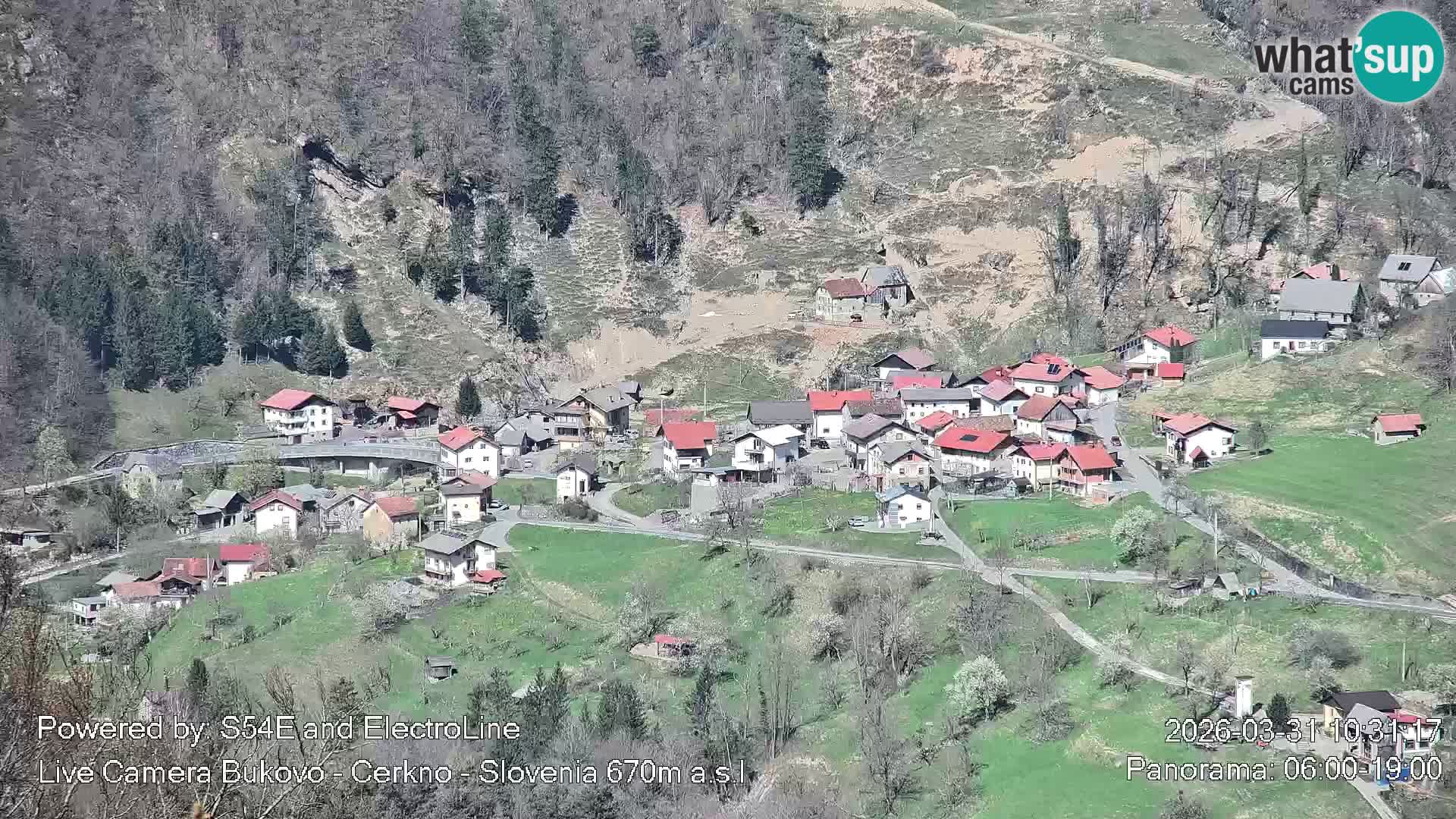 Webcam en vivo Bukovo – Baška grapa | Cerkno | Eslovenia