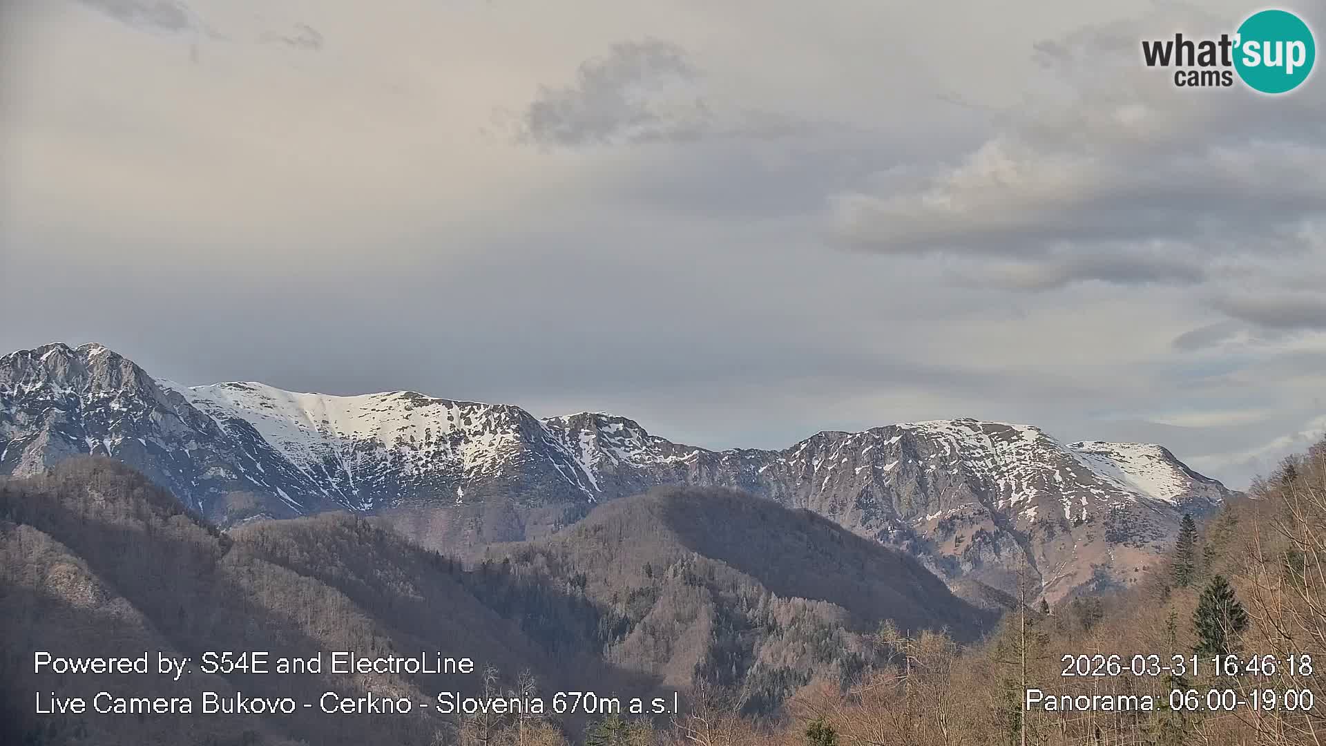 Webcam Bukovo – Baška grapa | Cerkno | Slovénie
