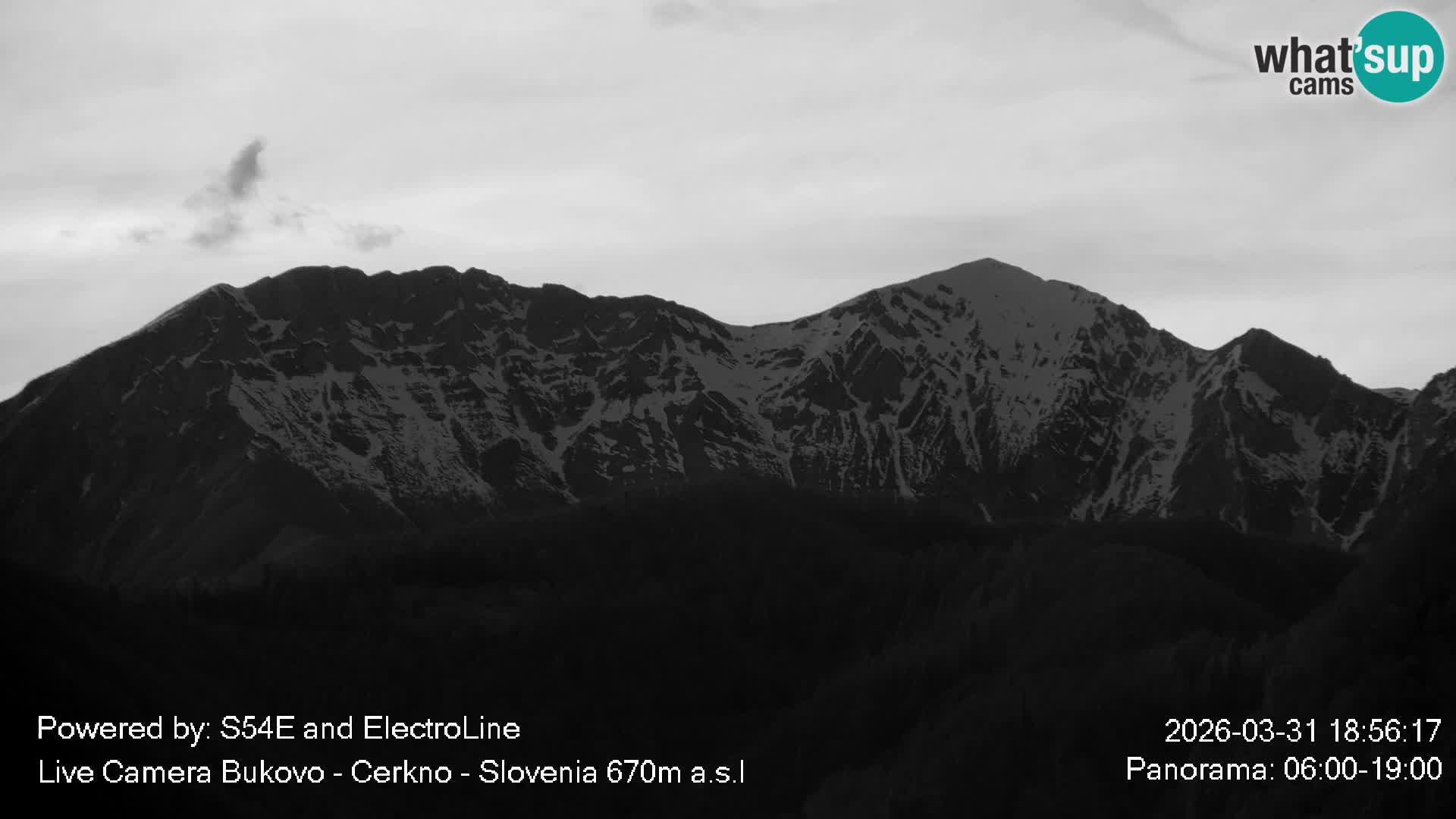 Webcam Bukovo – Baška grapa | Cerkno | Slovénie