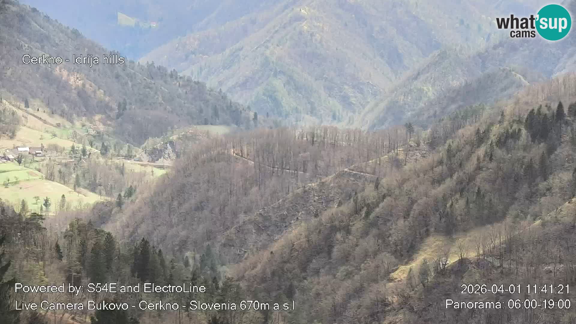 Webcam Bukovo – Baška grapa | Cerkno | Slovénie