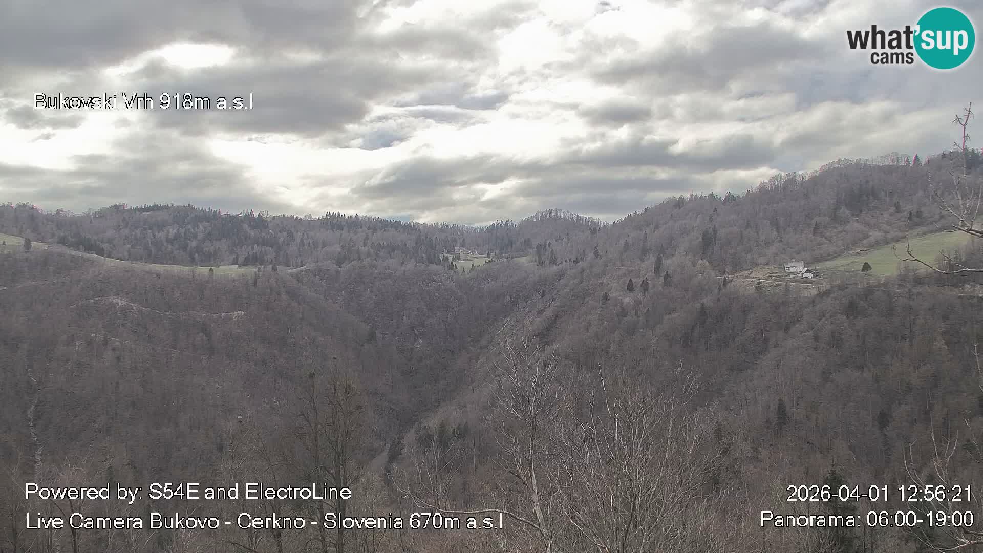 Webcam en vivo Bukovo – Baška grapa | Cerkno | Eslovenia