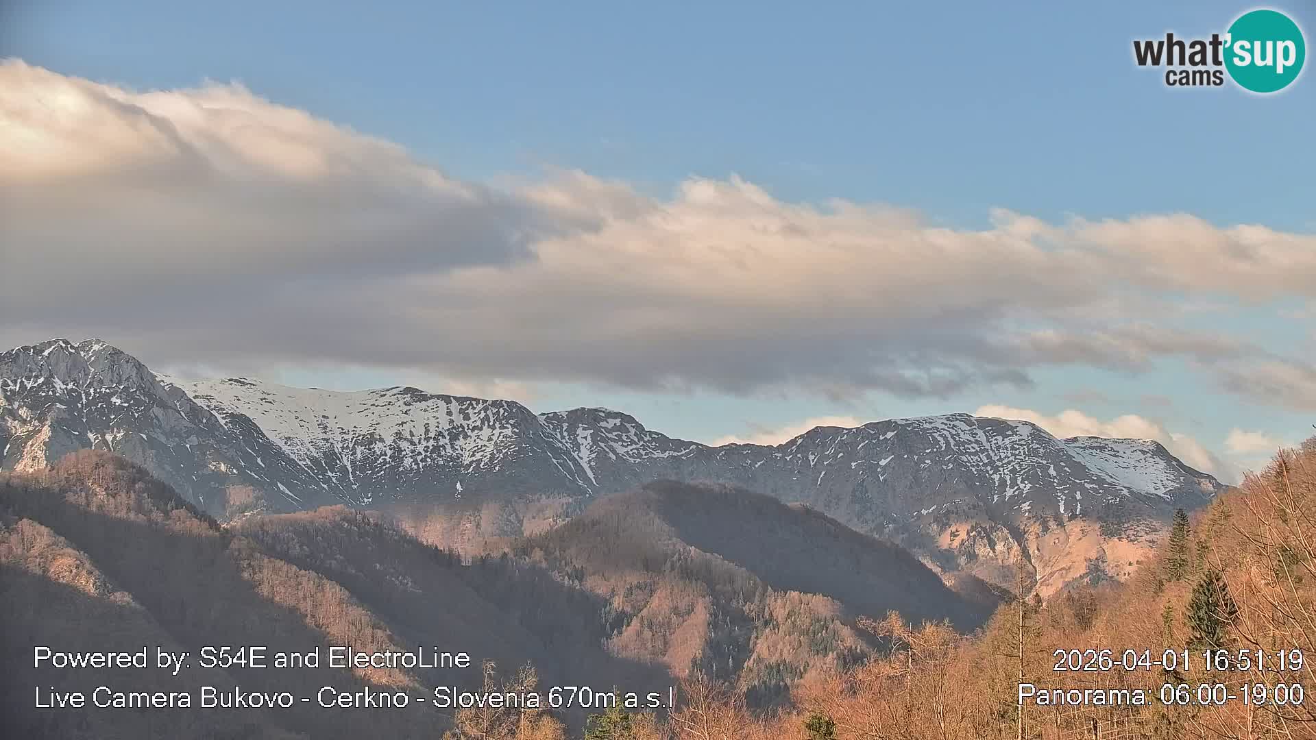 Webcam Bukovo – Baška grapa | Cerkno | Slovénie