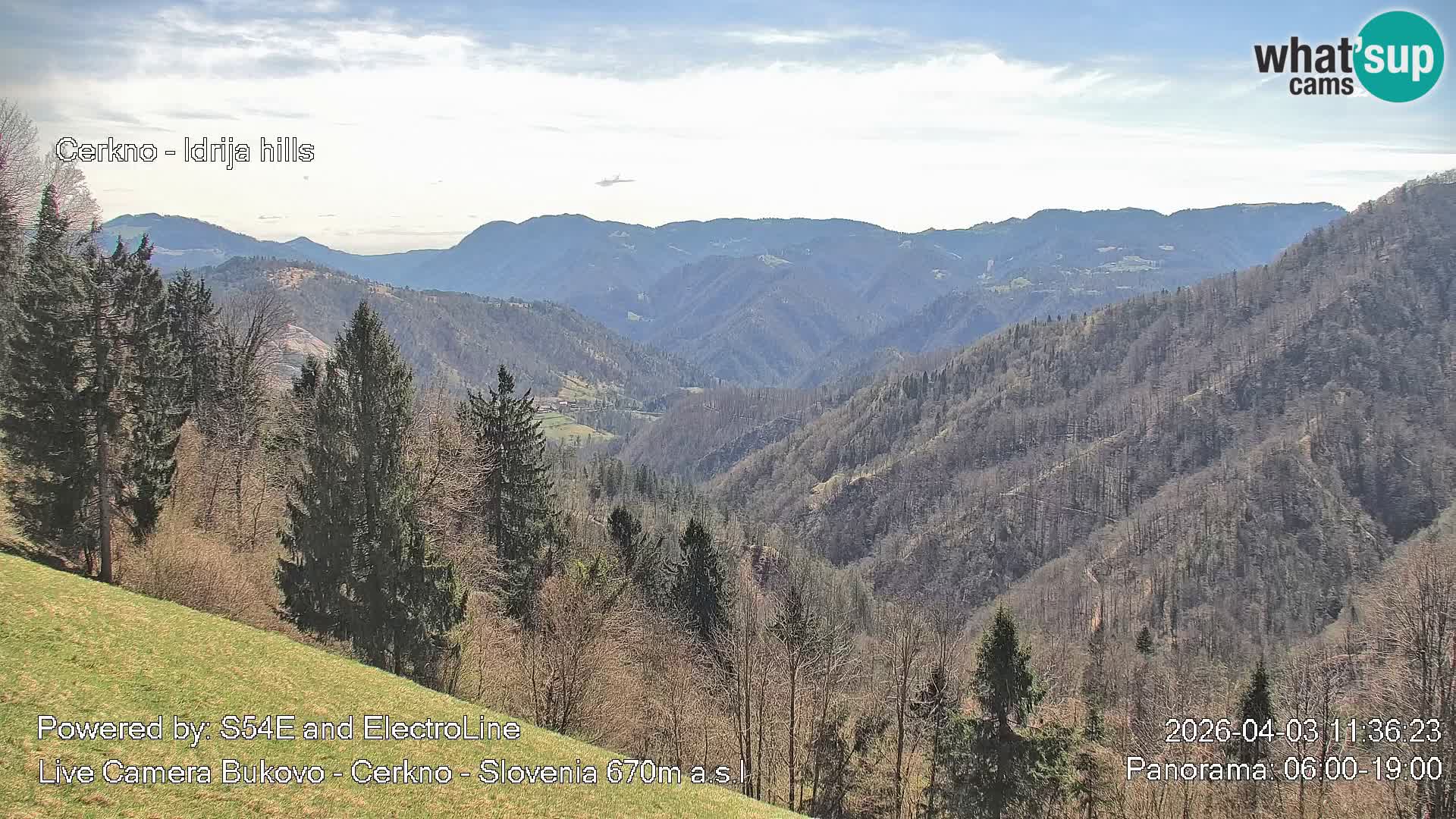 Webcam Bukovo – Baška grapa | Cerkno | Slovenia