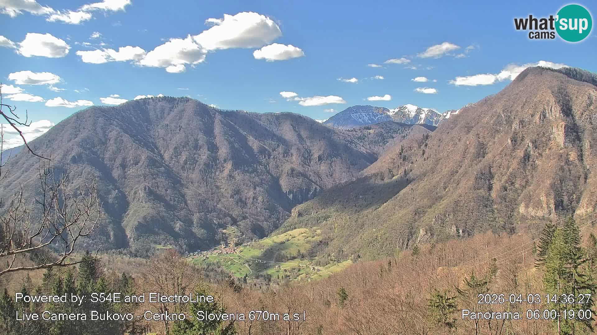 Webcam en vivo Bukovo – Baška grapa | Cerkno | Eslovenia