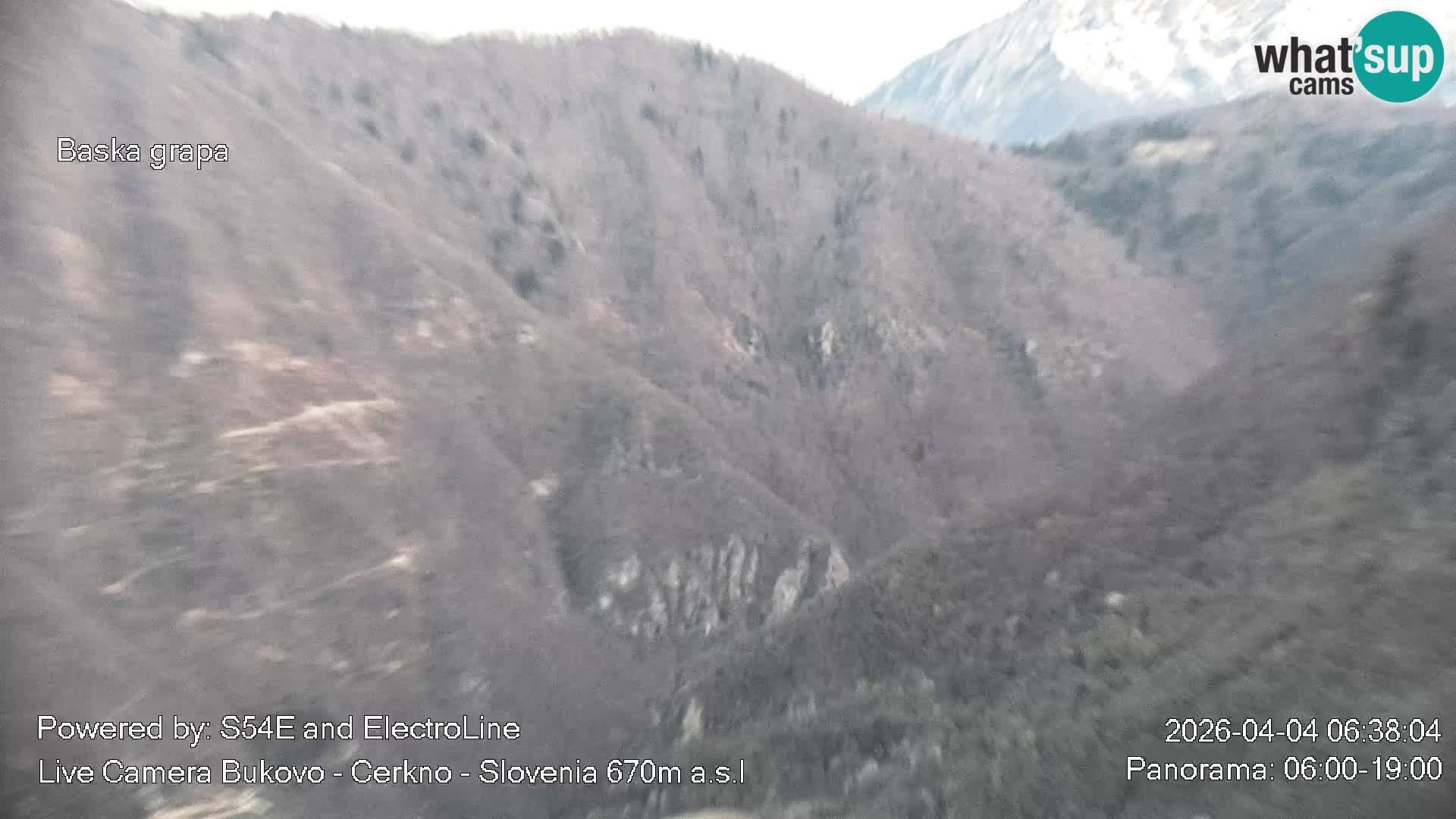 Webcam Bukovo – Baška grapa | Cerkno | Slovénie