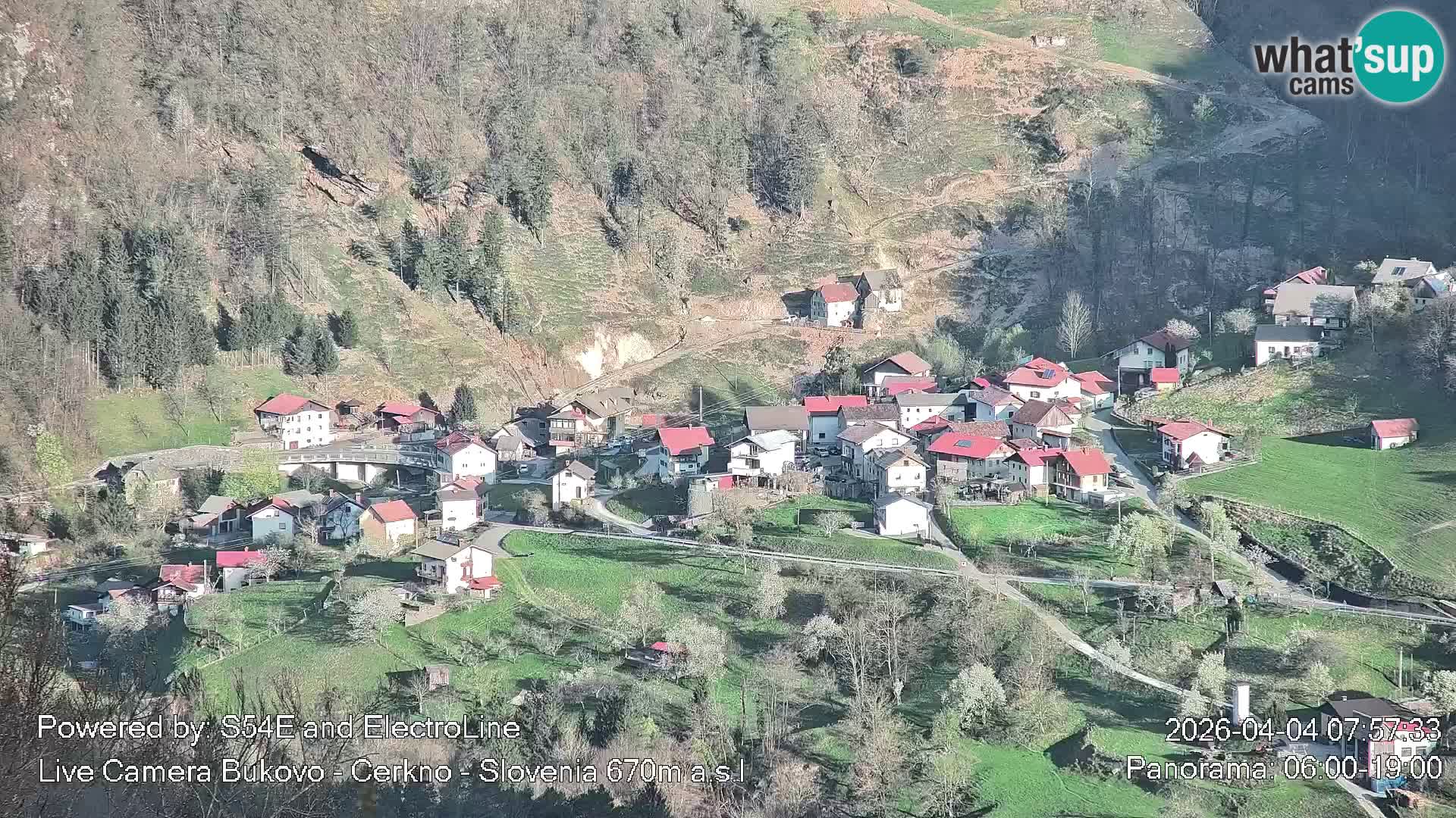 Webcam Bukovo – Baška grapa | Cerkno | Slovenia