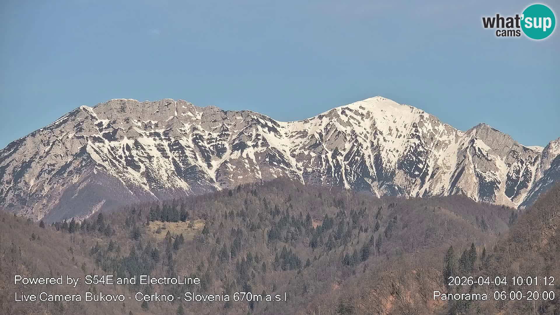 Webcam Bukovo – Baška grapa | Cerkno | Slovénie