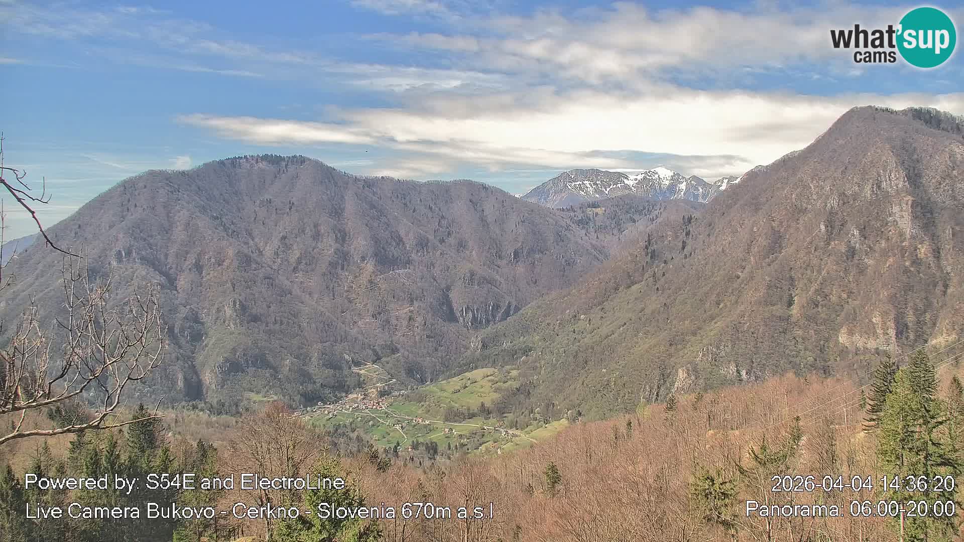 Webcam Bukovo – Baška grapa | Cerkno | Slovénie