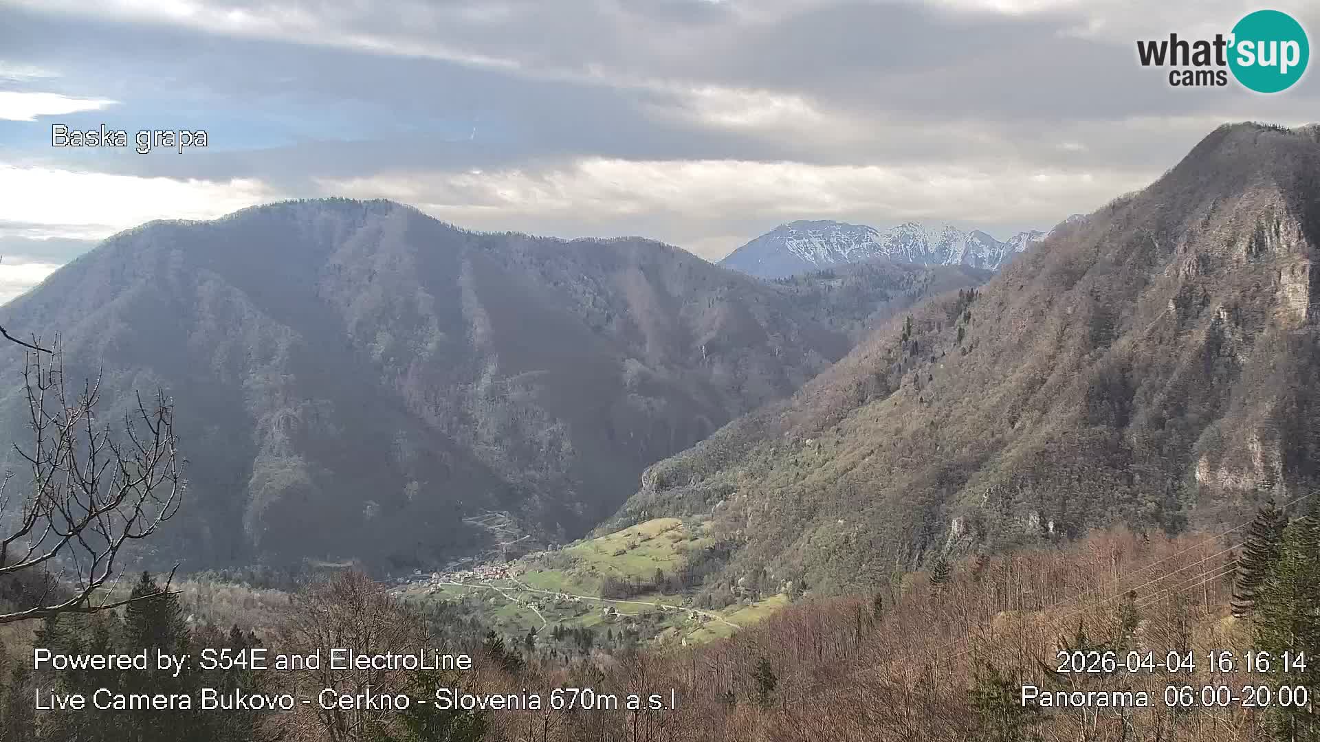 Kamera Bukovo – Baška grapa | Cerkno