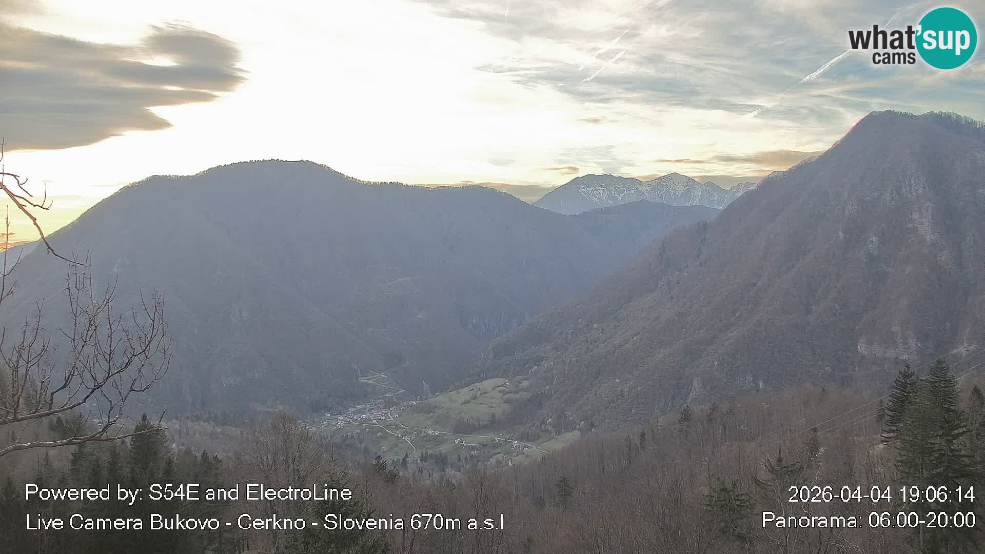 Webcam Bukovo – Baška grapa | Cerkno | Slovénie