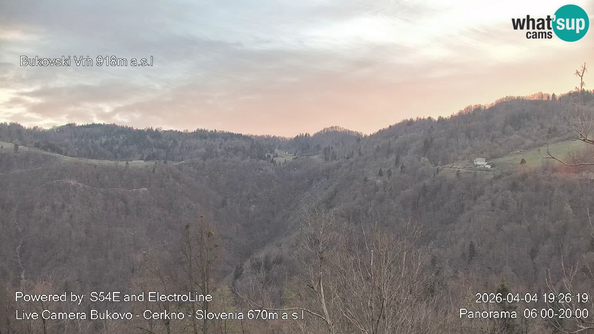 Webcam Bukovo – Baška grapa | Cerkno | Slovénie