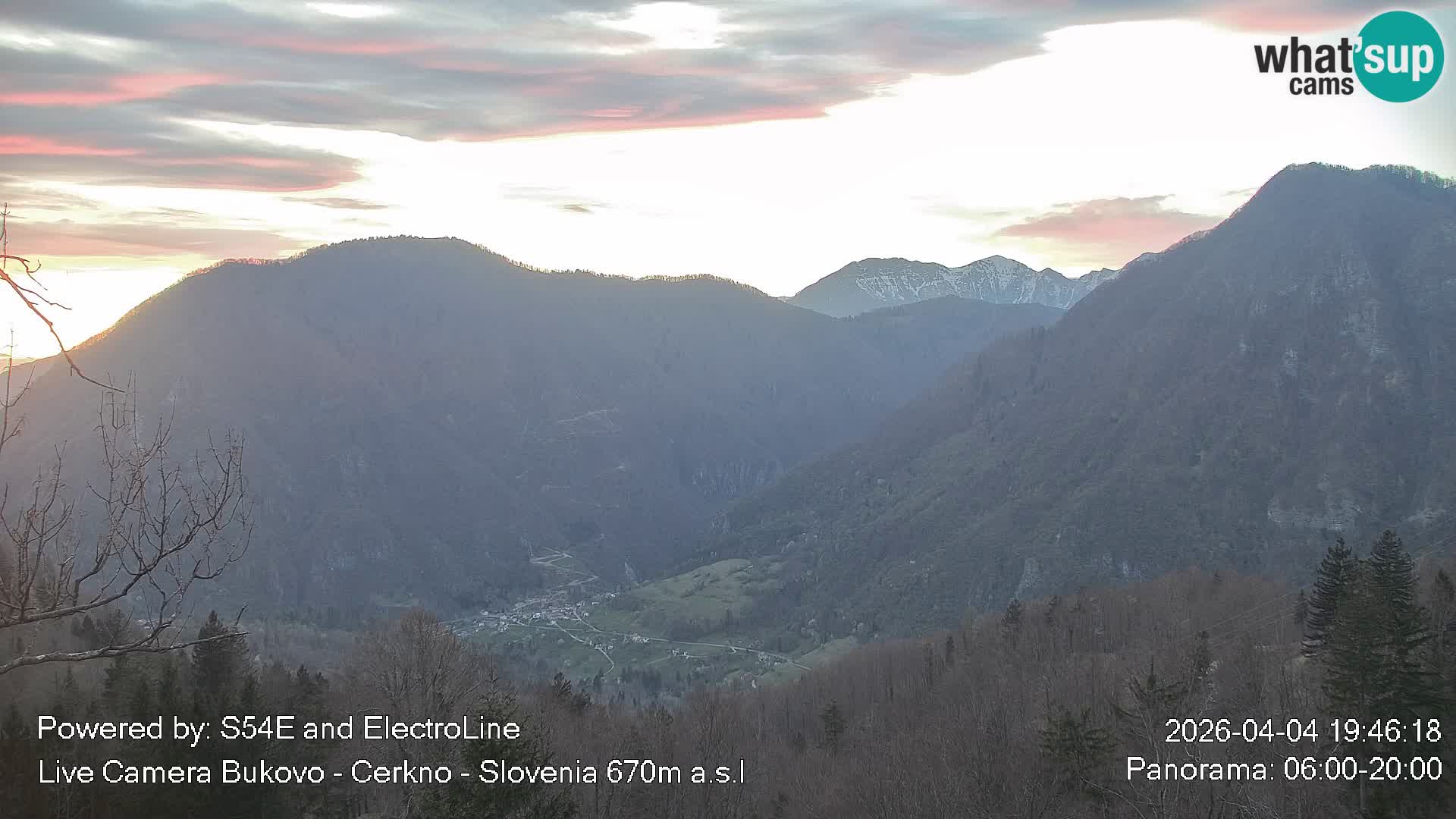 Webcam en vivo Bukovo – Baška grapa | Cerkno | Eslovenia