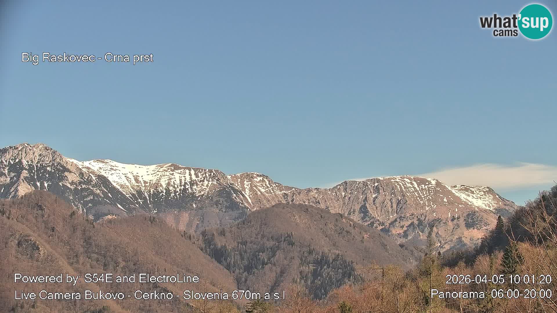 Webcam Bukovo – Baška grapa | Cerkno | Slovenia