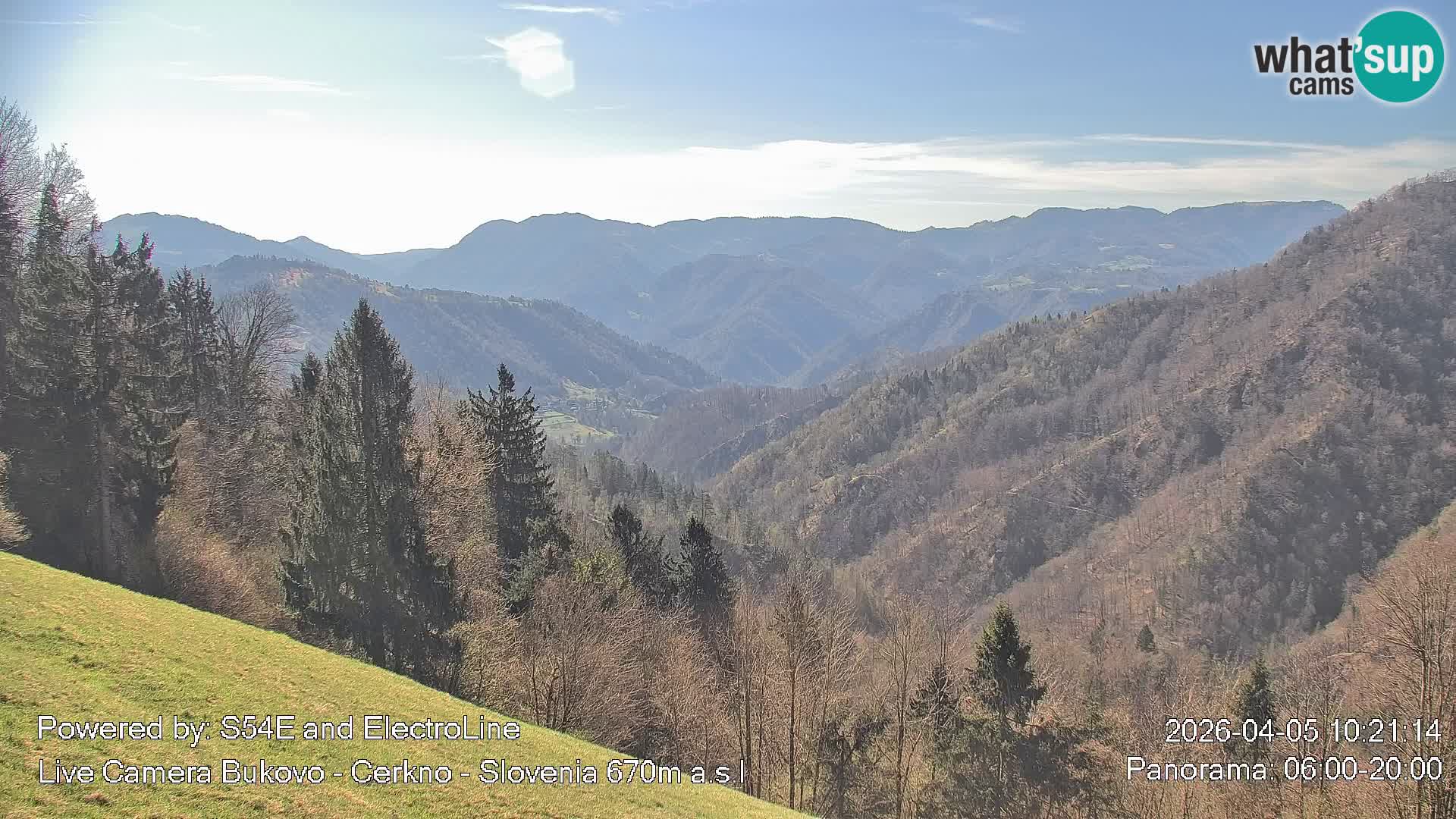 Webcam Bukovo – Baška grapa | Cerkno | Slovénie