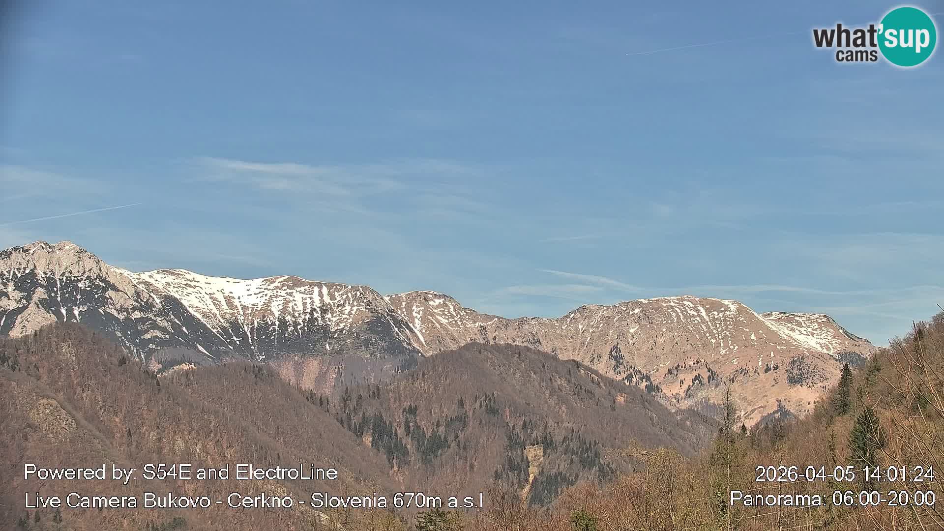 Webcam Bukovo – Baška grapa | Cerkno | Slovénie