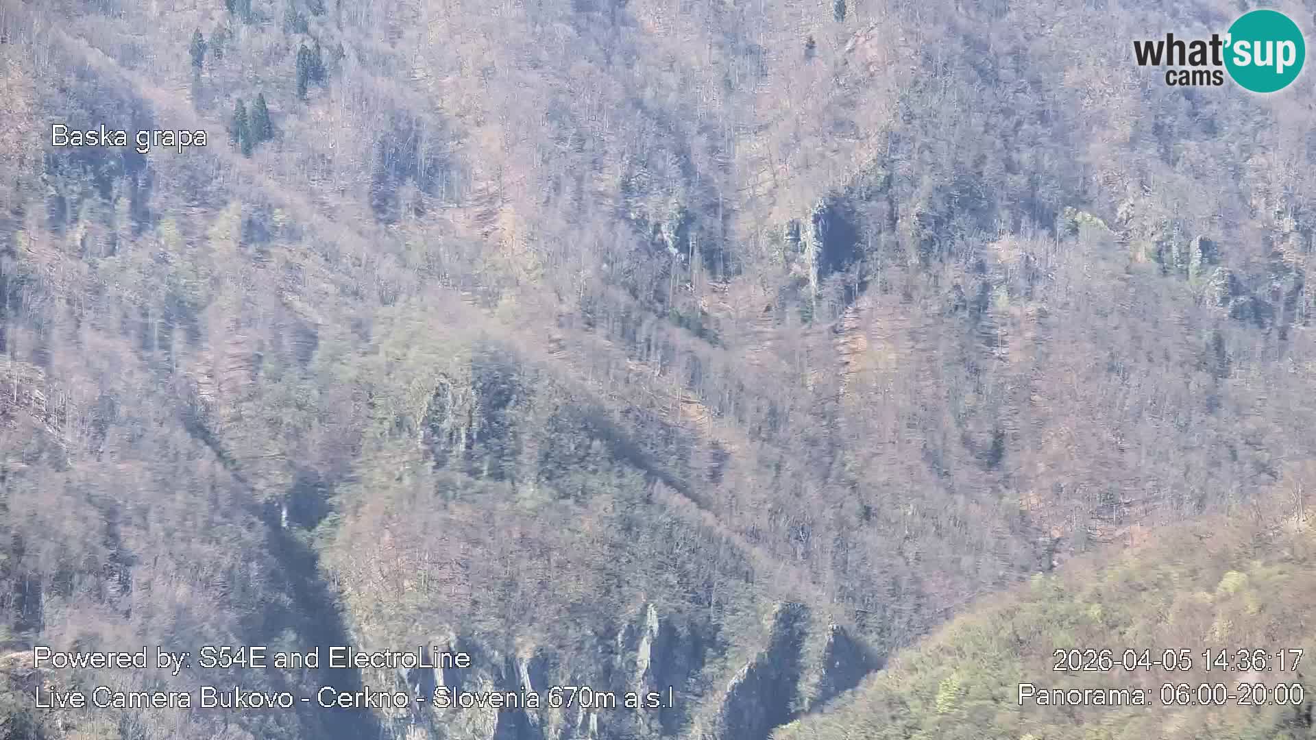 Webcam Bukovo – Baška grapa | Cerkno | Slovenia