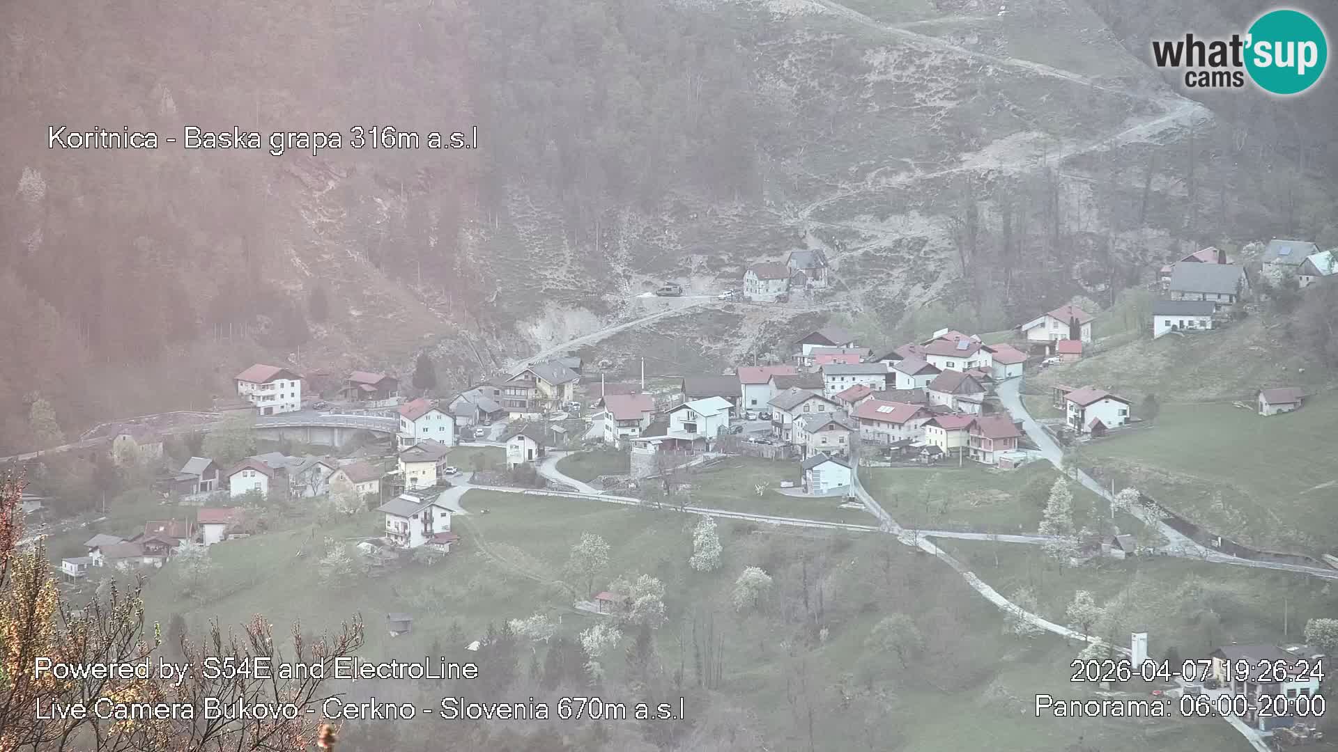 Webcam Bukovo – Baška grapa | Cerkno | Slovenia