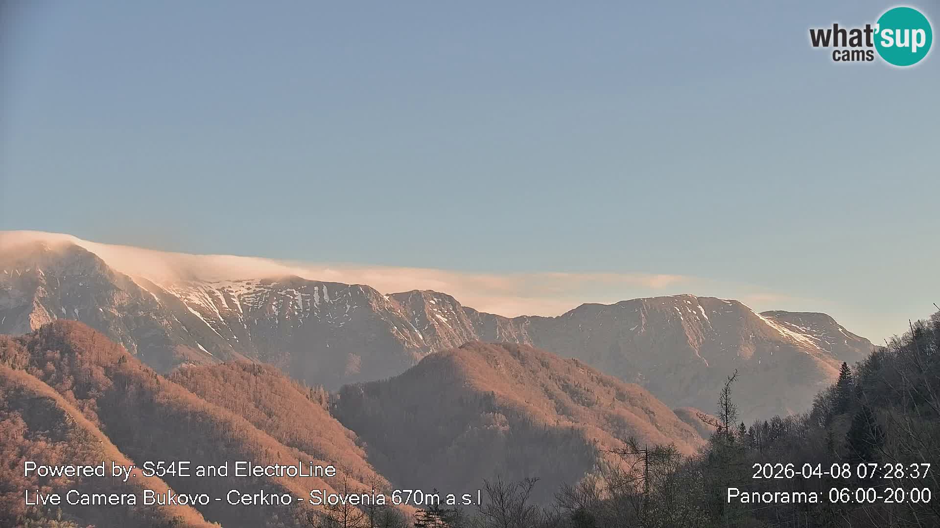 Web kamera Bukovo – Baška grapa | Cerkno | Slovenija