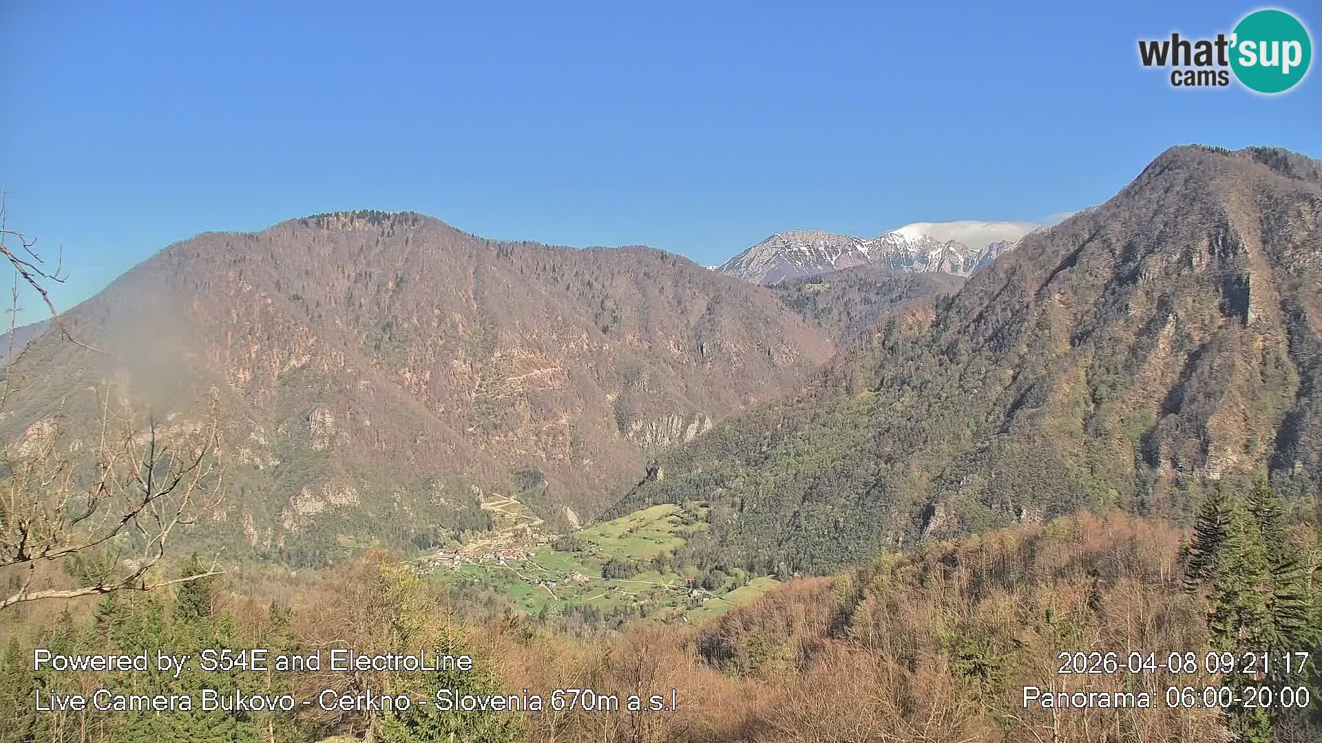 Web kamera Bukovo – Baška grapa | Cerkno | Slovenija