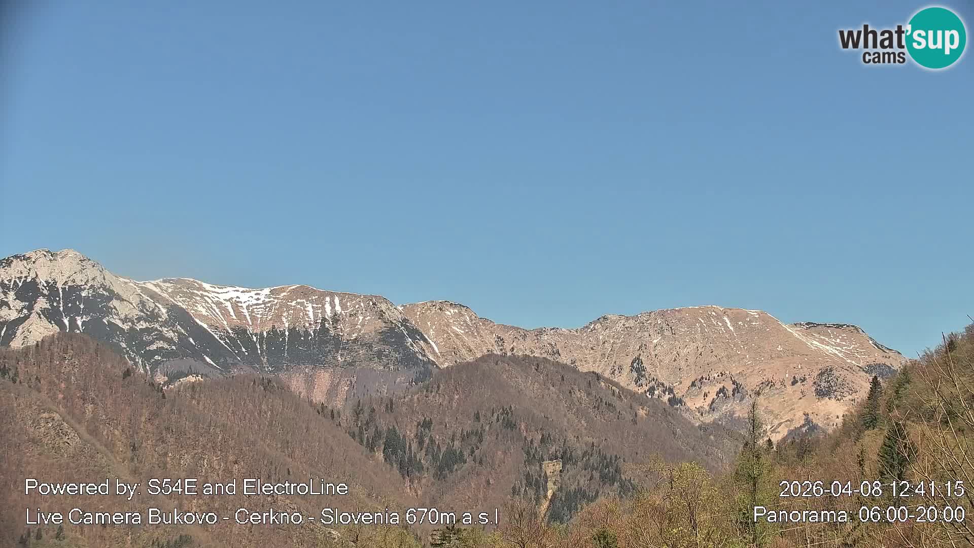 Webcam Bukovo – Baška grapa | Cerkno | Slovenia