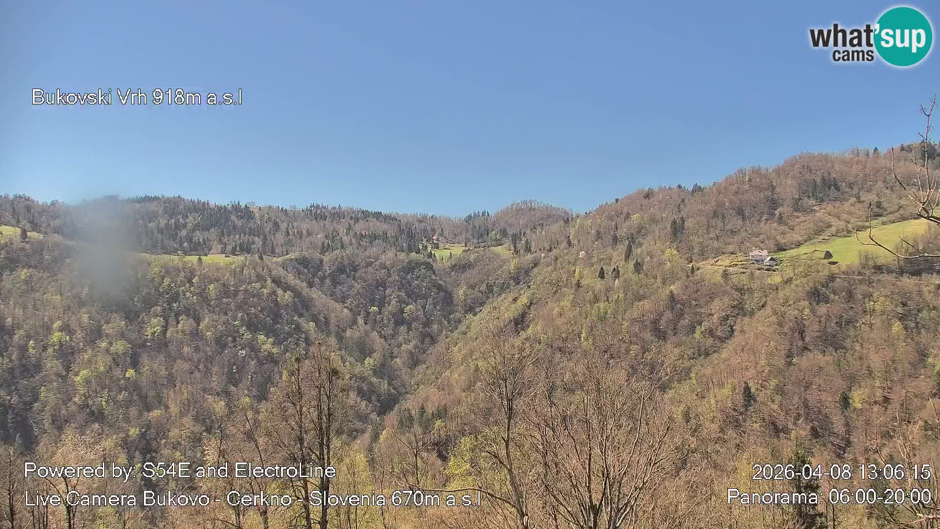 Webcam en vivo Bukovo – Baška grapa | Cerkno | Eslovenia
