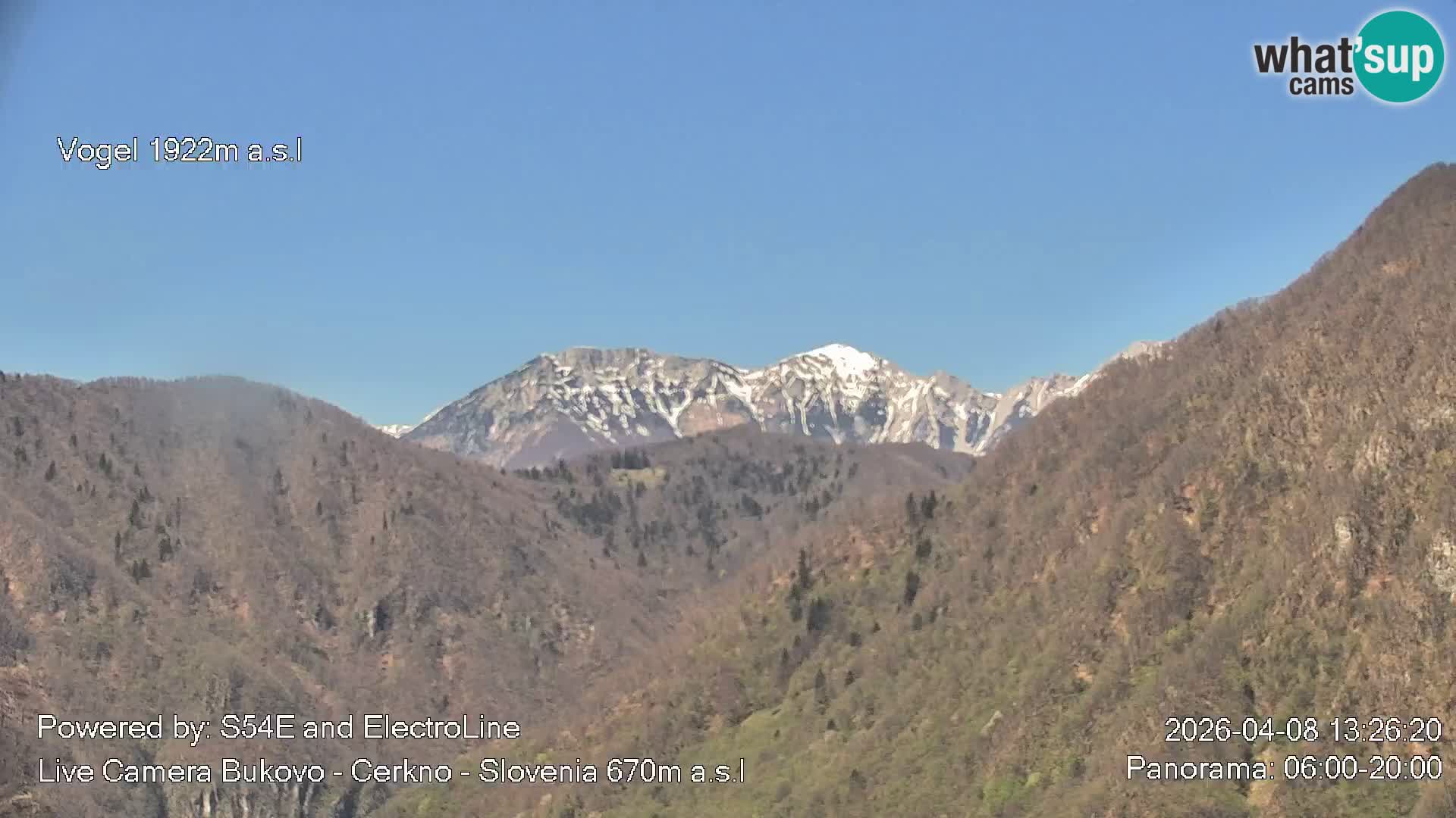 Web kamera Bukovo – Baška grapa | Cerkno | Slovenija