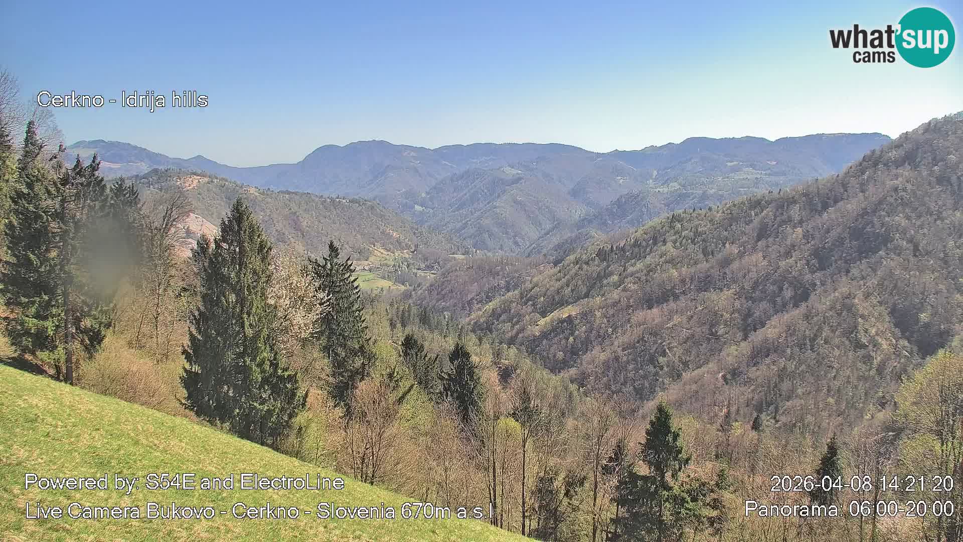 Webcam Bukovo – Baška grapa | Cerkno | Slovénie